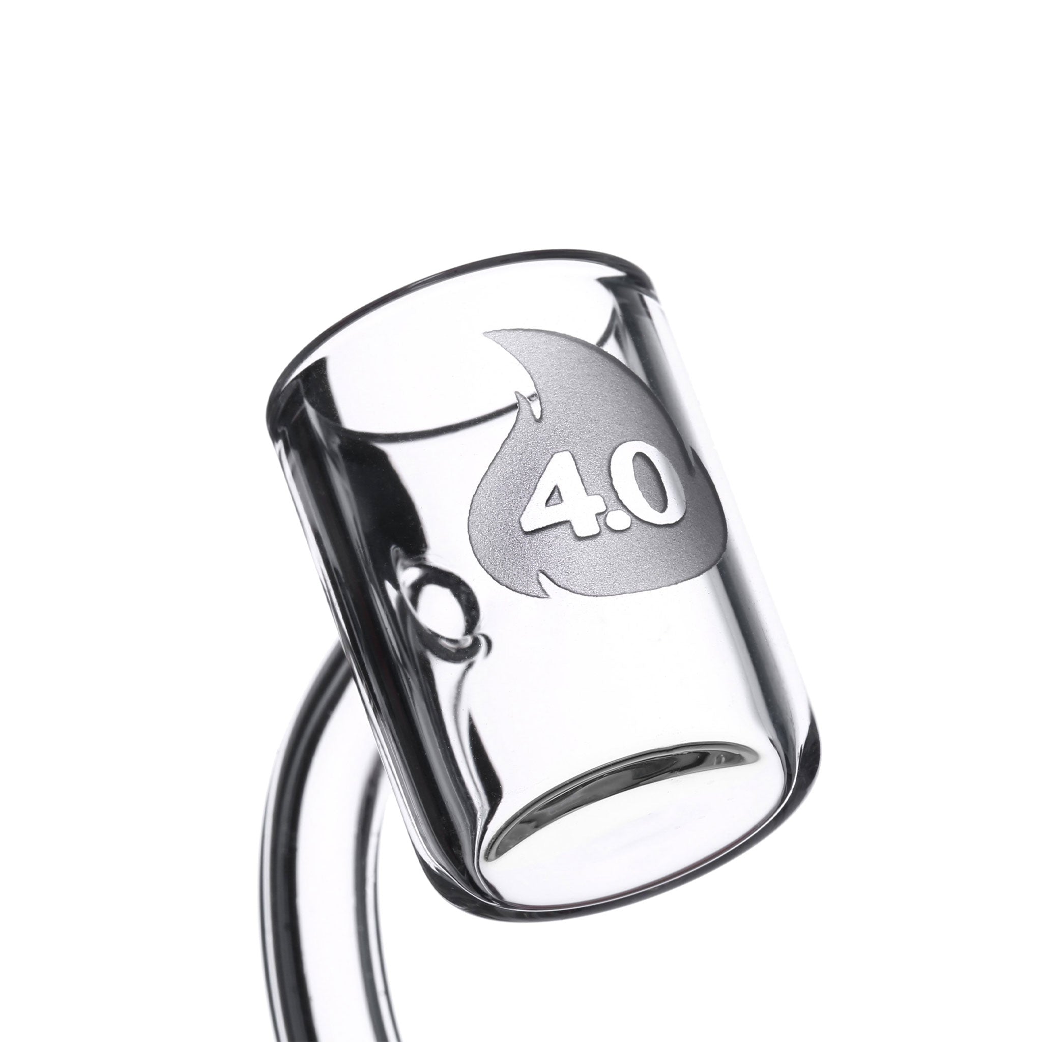 4.0 Glass Basic Quartz Bucket Dab Nail by Eric Ross