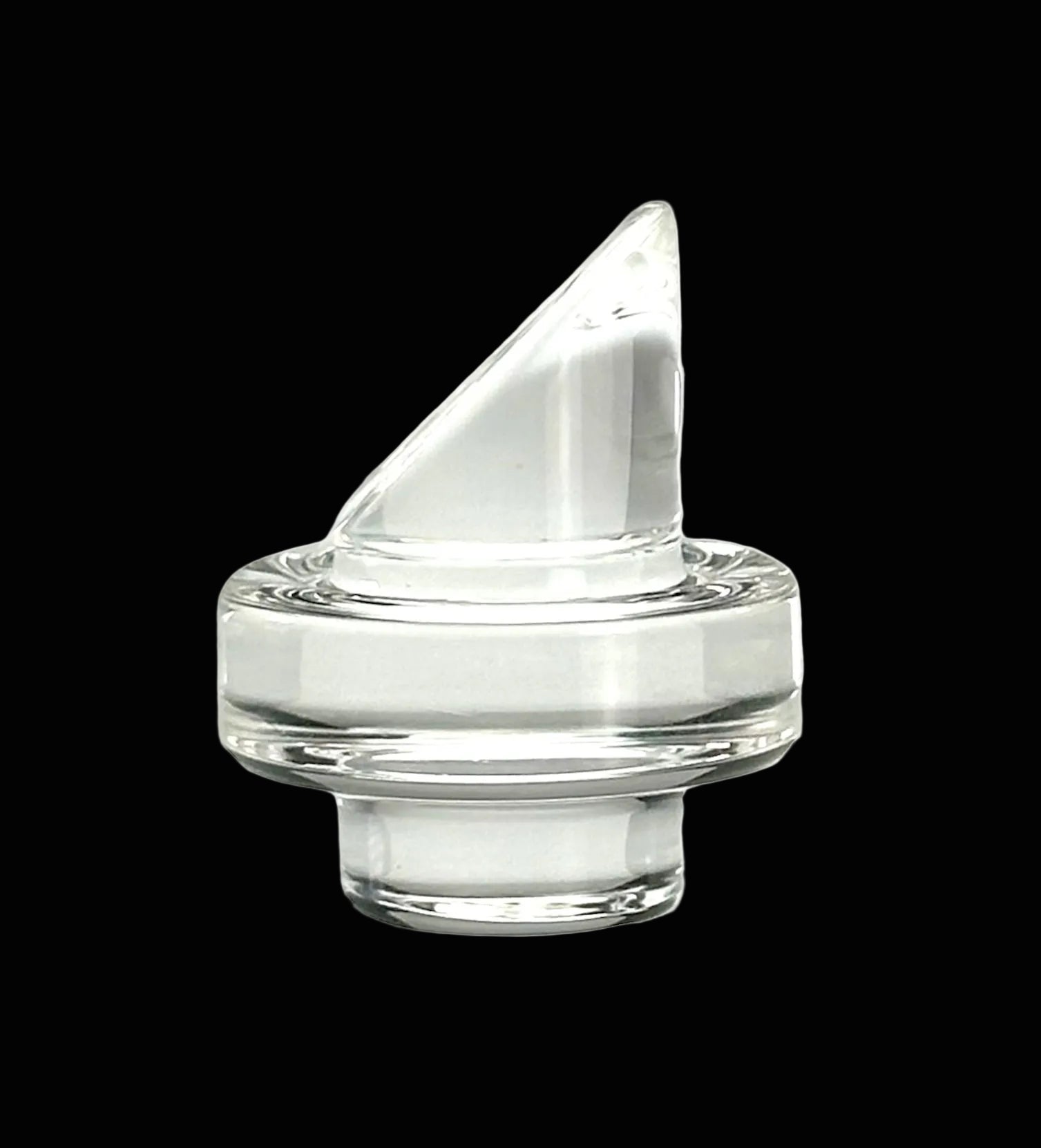 Adjustable quartz airflow cap angle