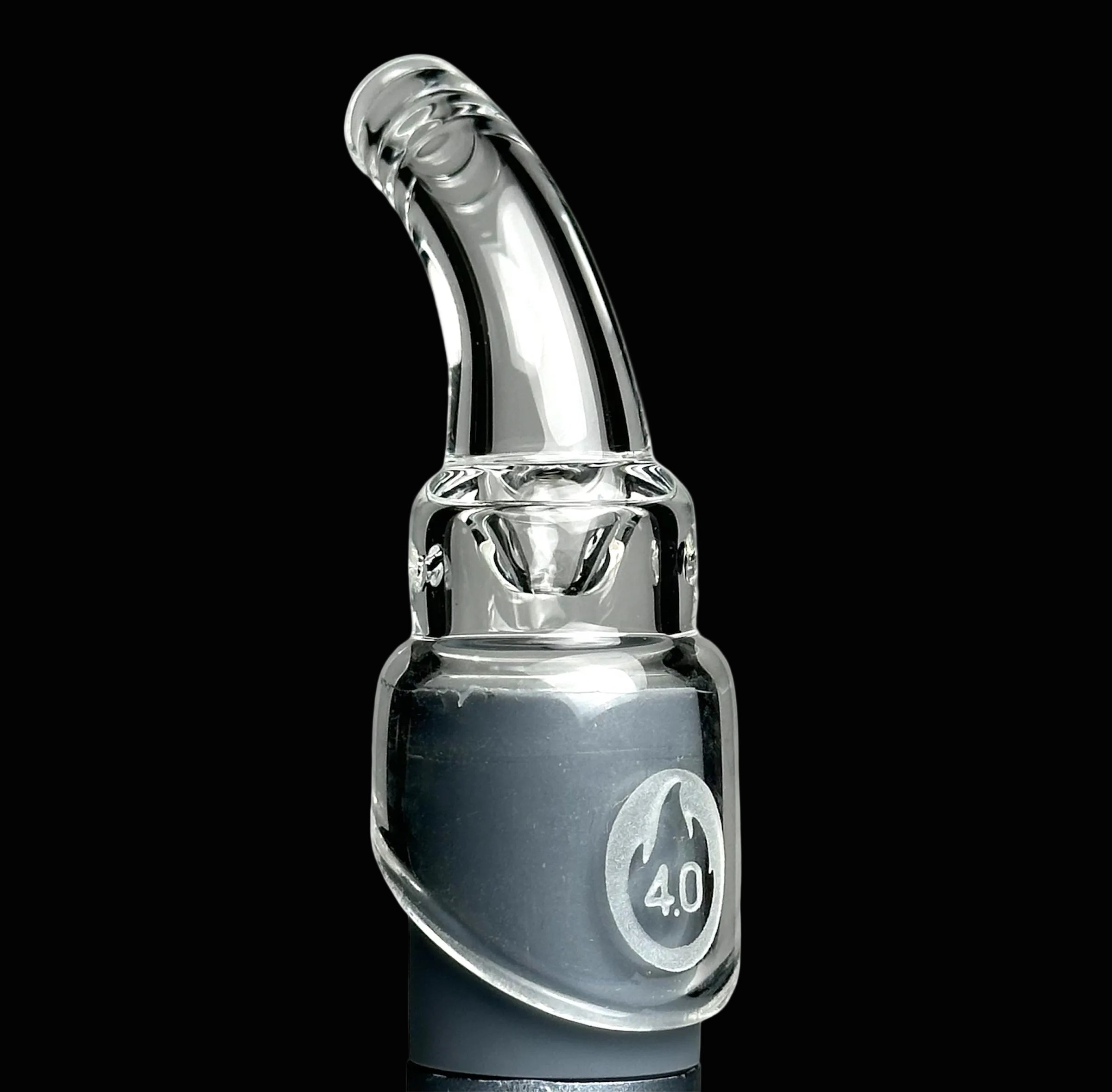Tourbillon Pivot Top quartz cap with 3mm Millie pearl by 4.0 Glass