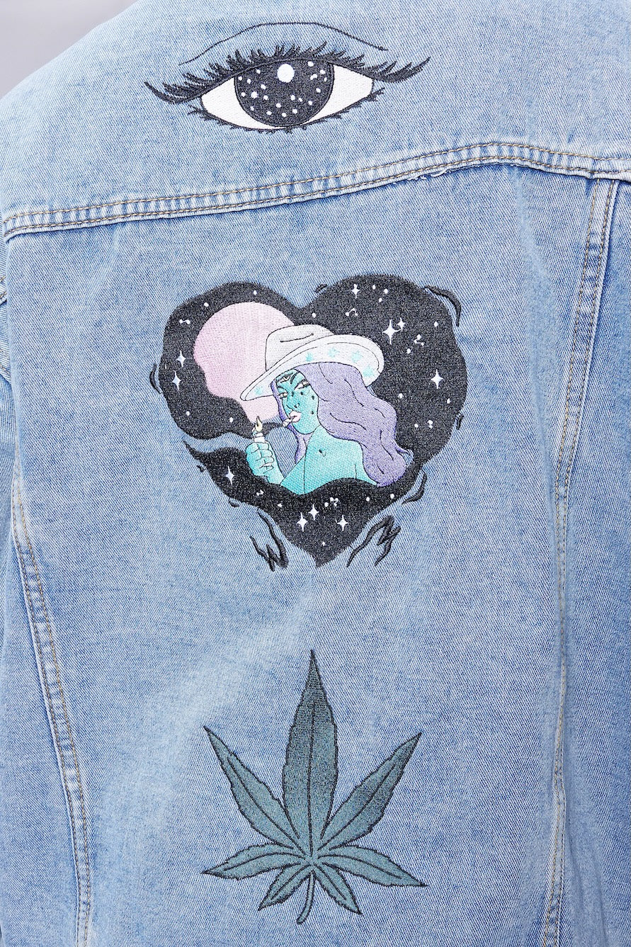 Eye Heart Denim Jacket