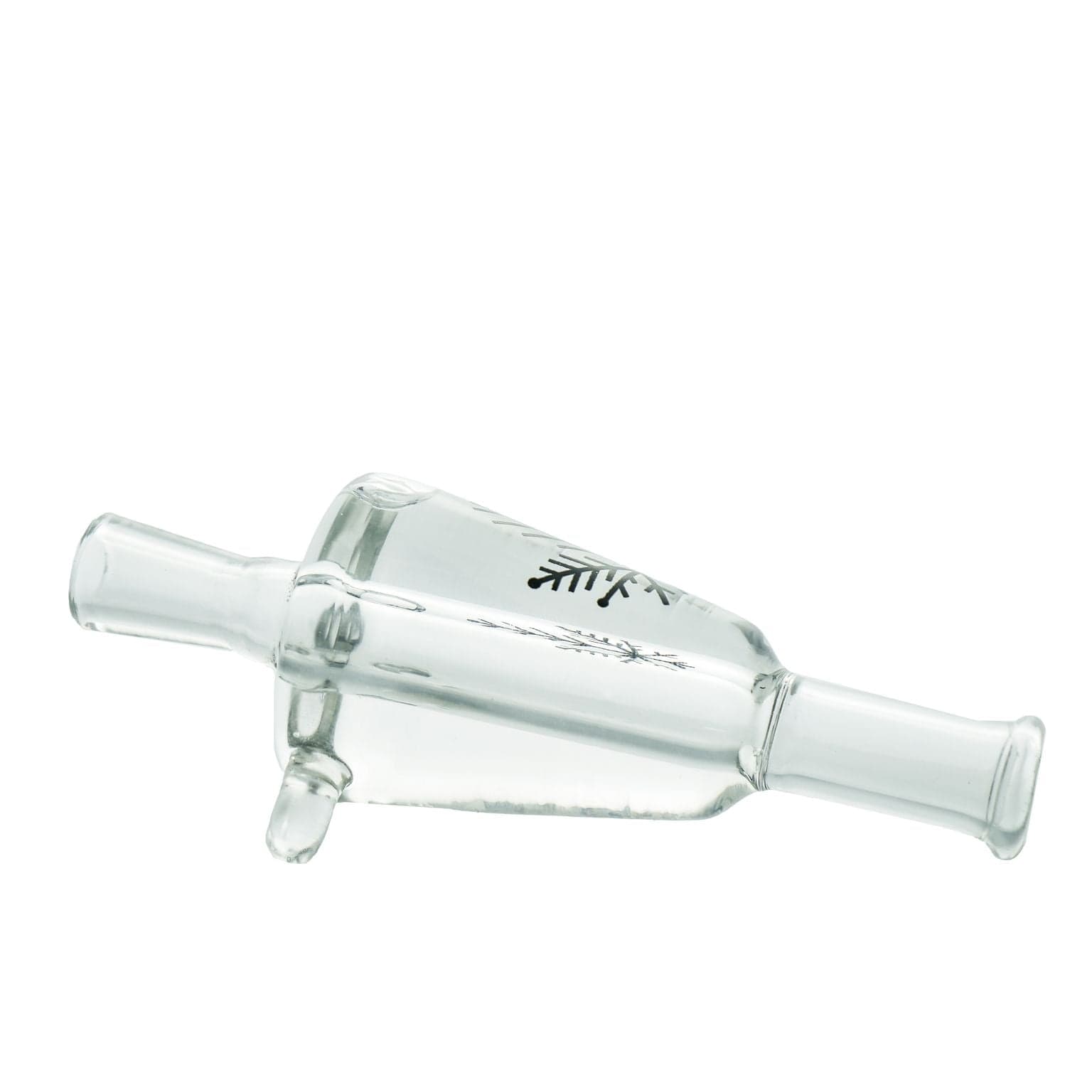 Glass cooler tip attachment with freezable glycerin cooling chamber