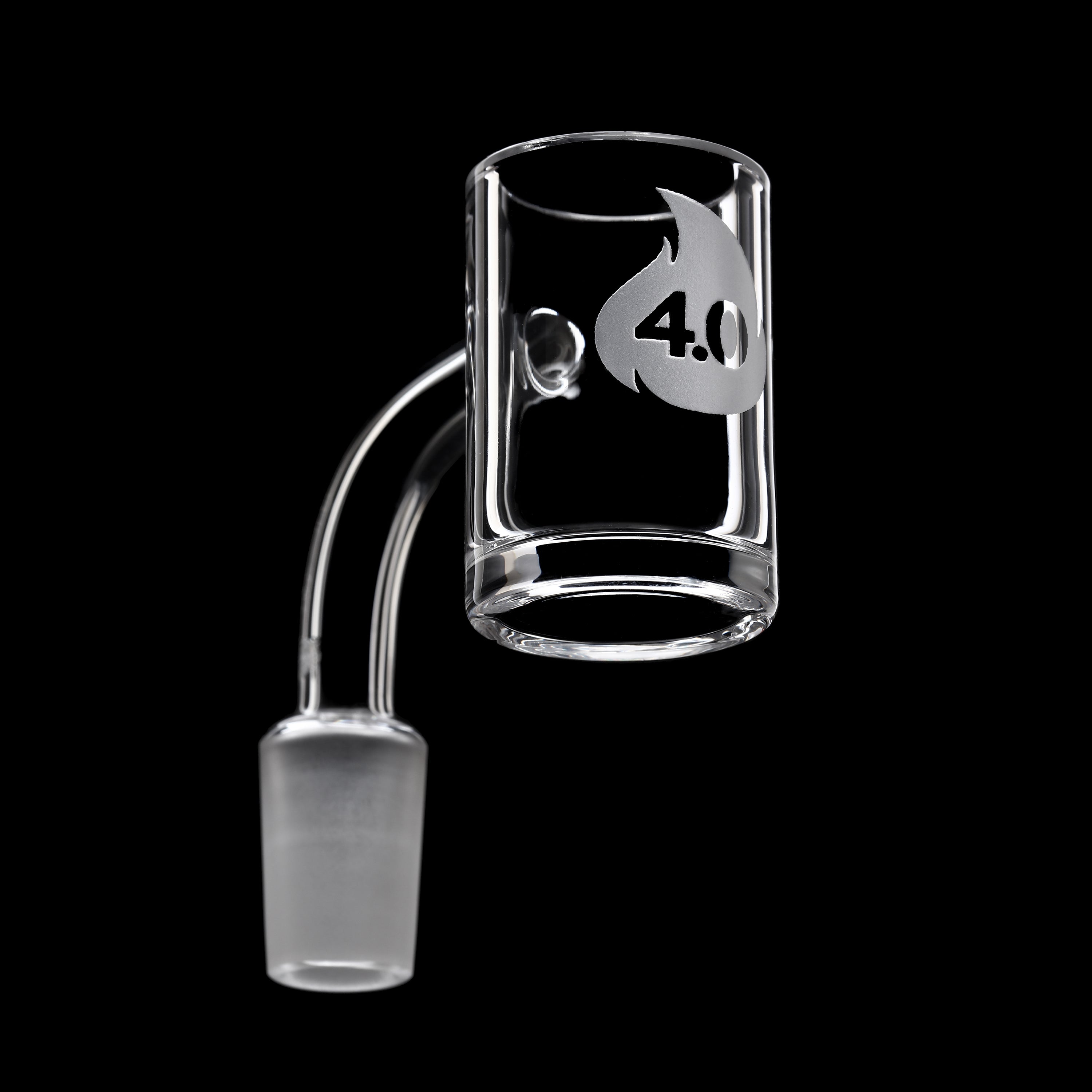 4.0 Glass B2 Basic Quartz Bucket Dab Nail 25mm