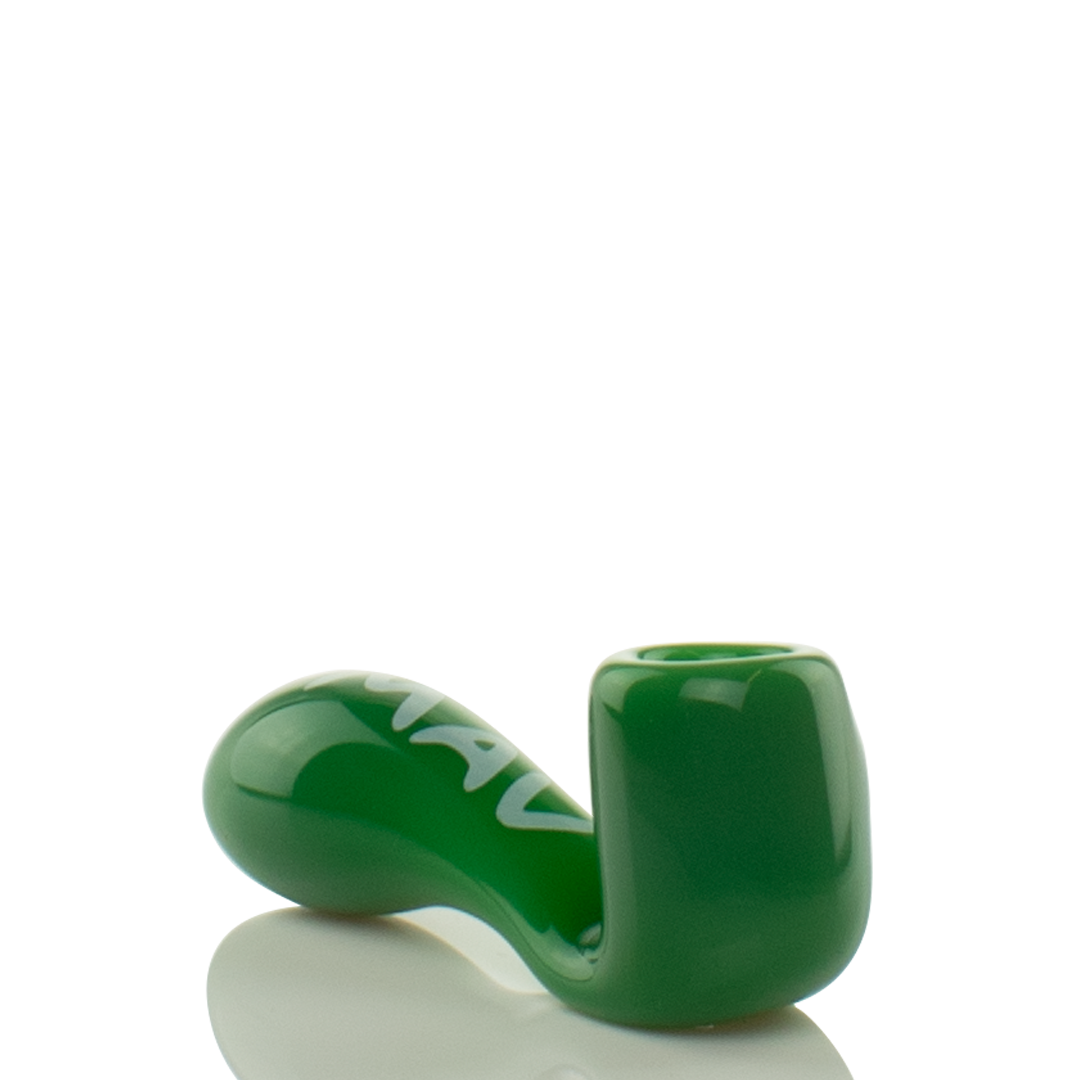 Pocket-sized colorful glass piece with ergonomic shape