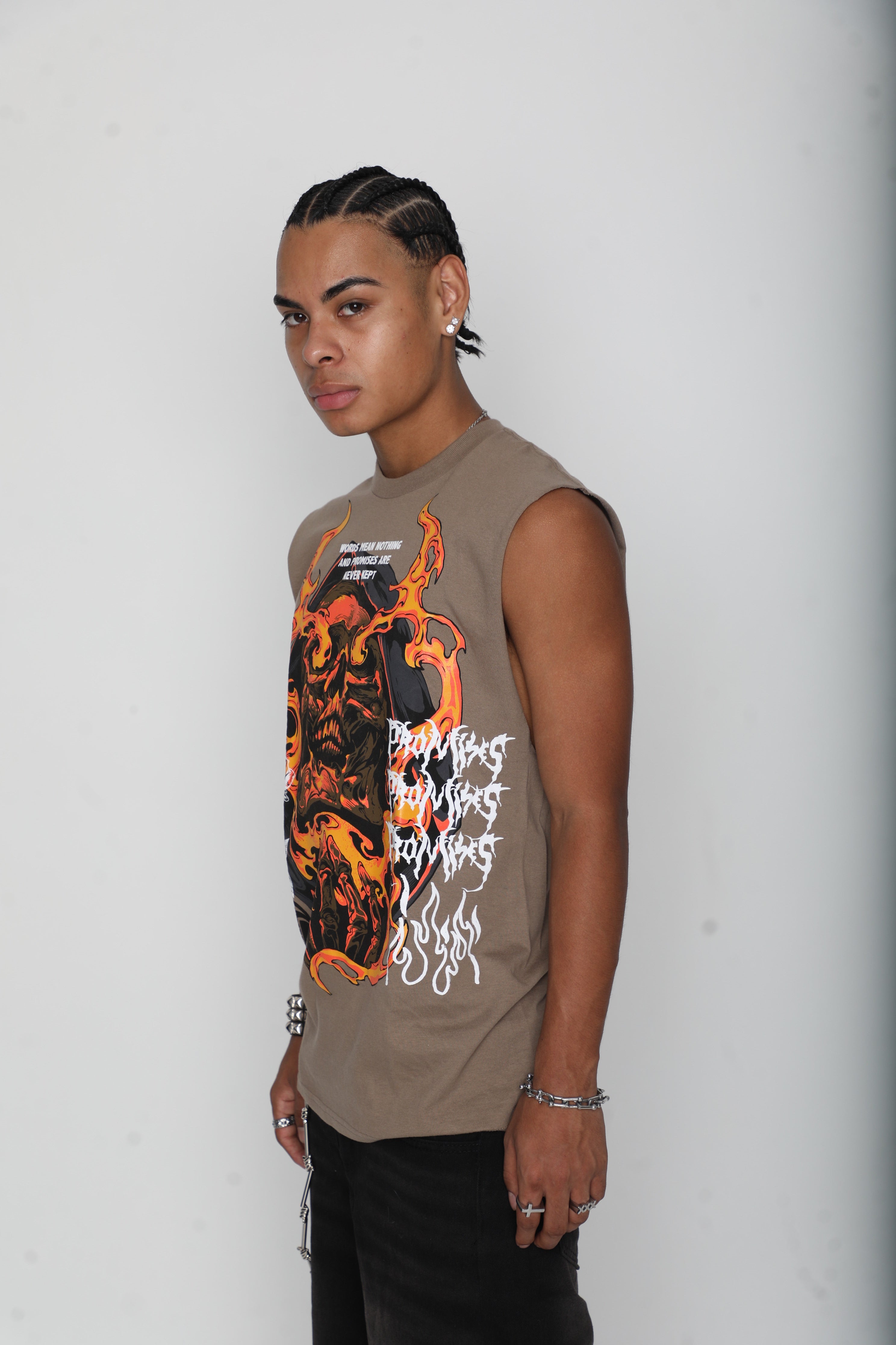 Fading Fire Muscle Tank