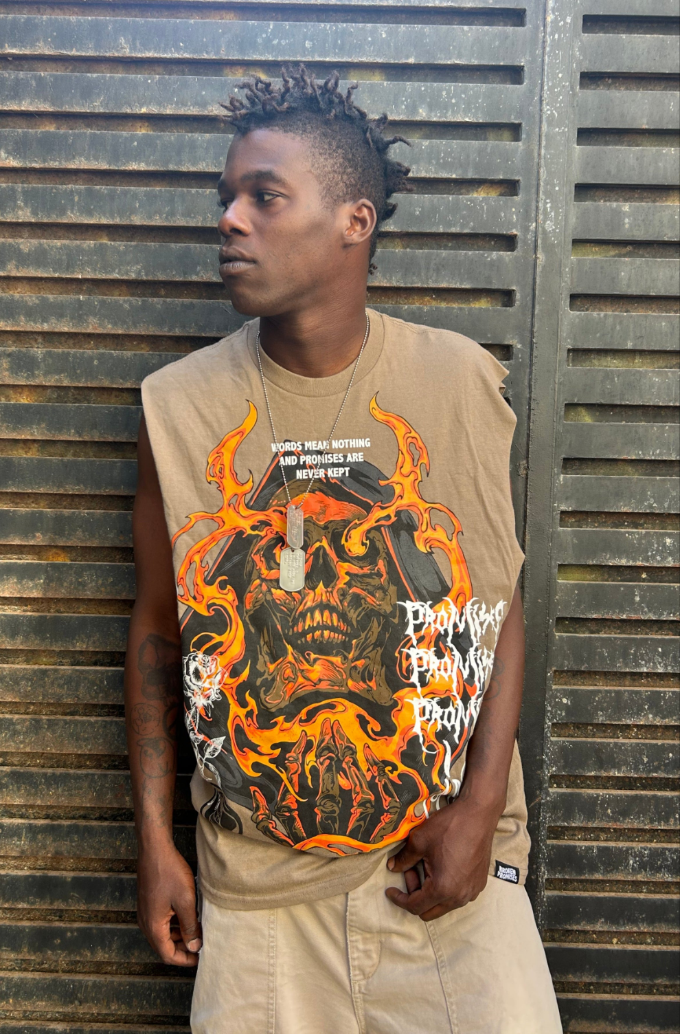 Fading Fire Muscle Tank