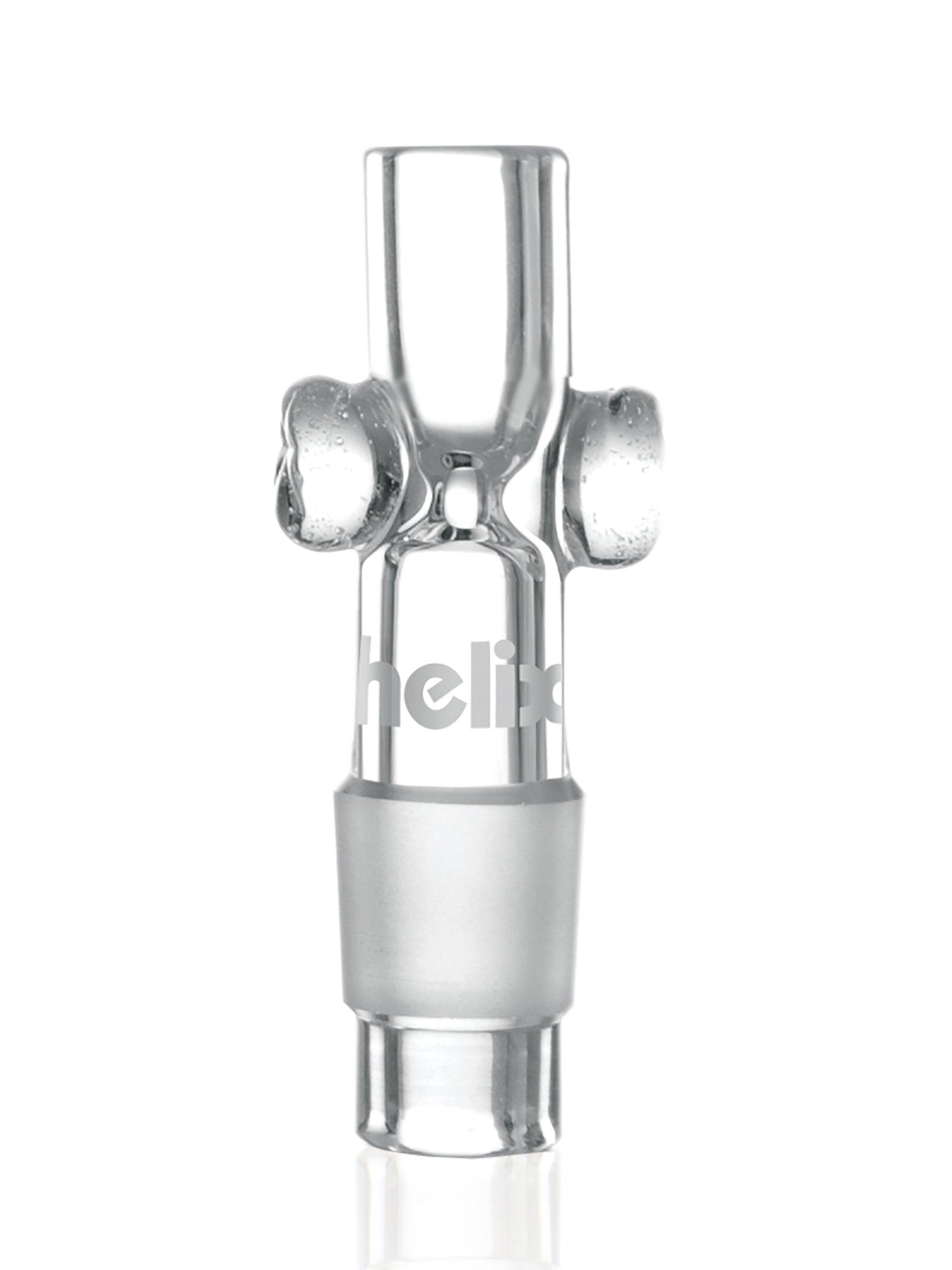 clear borosilicate 14mm Helix bowl piece for water pipes