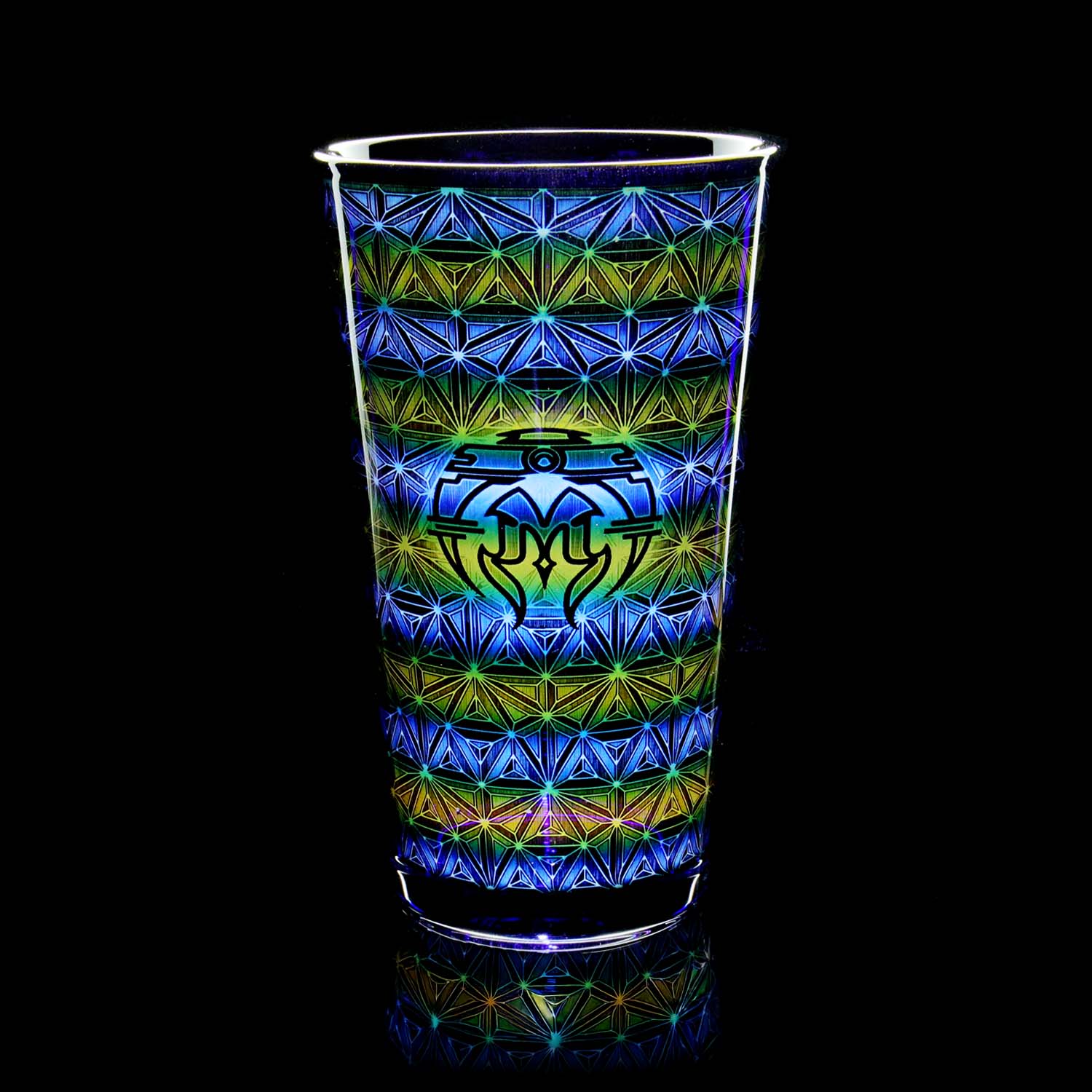 Hologram Pint Glass