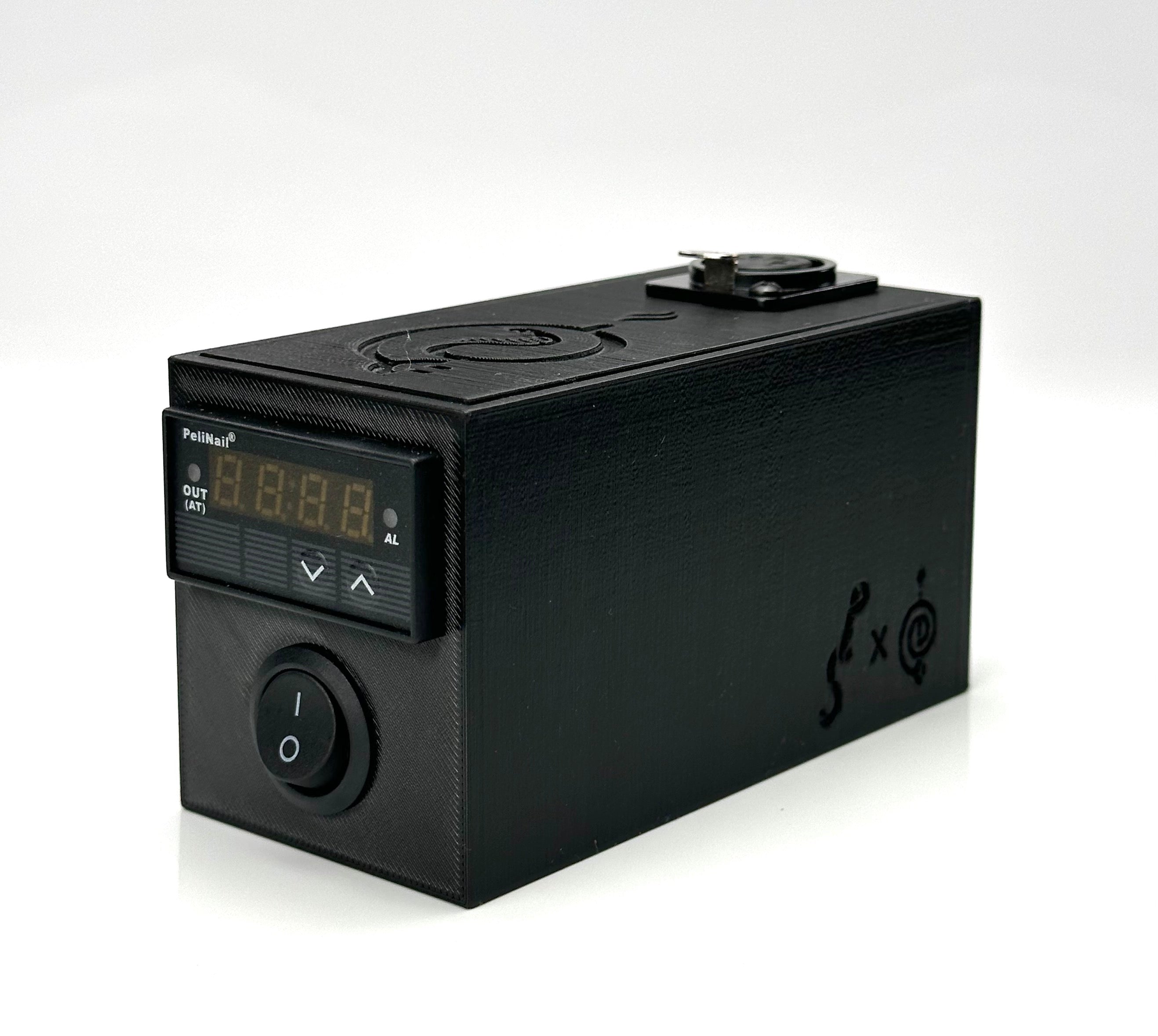 Quartz Enail Controller Box with Top Coil Port