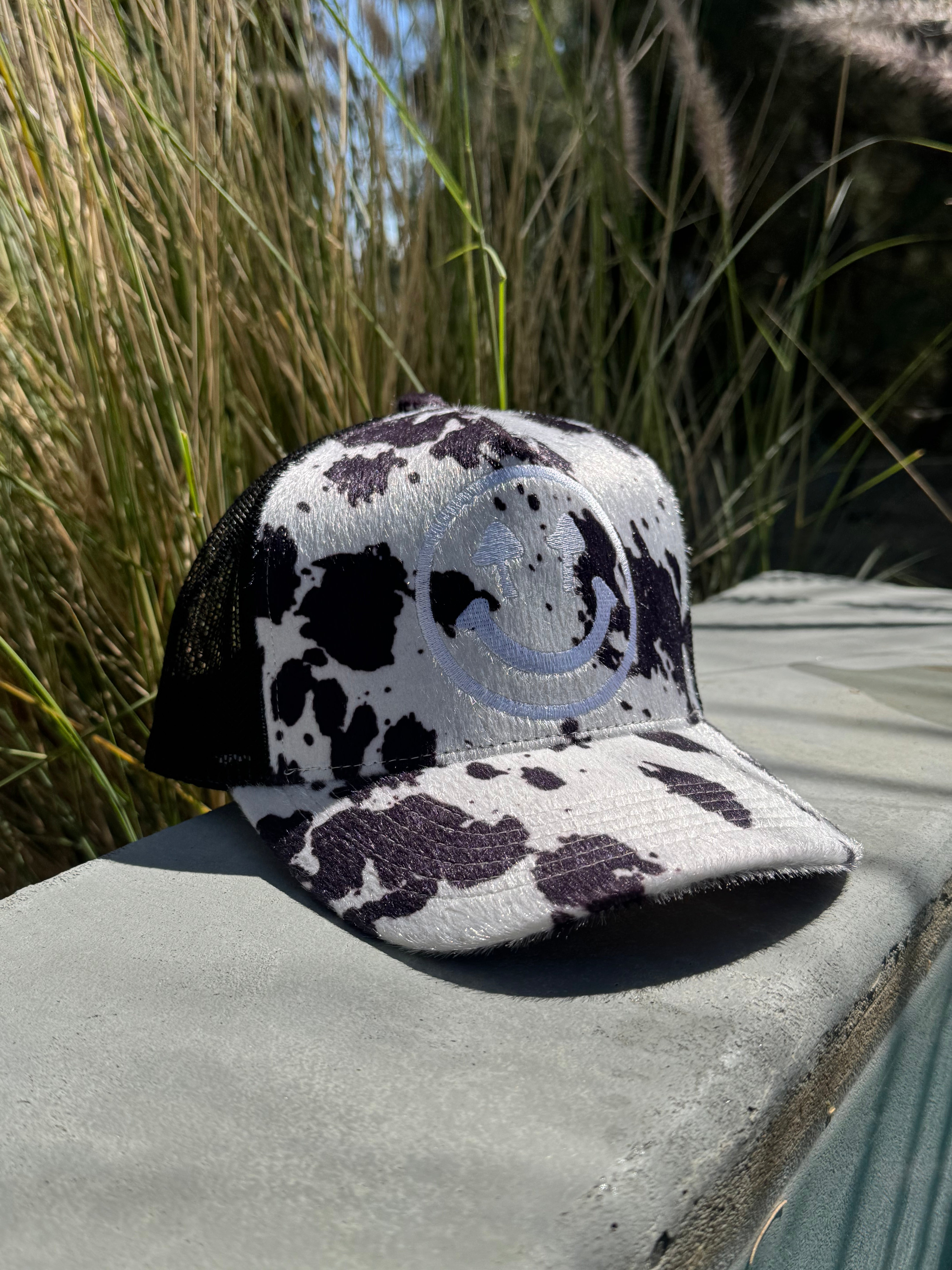 Cowhide Pasture Trucker Cap