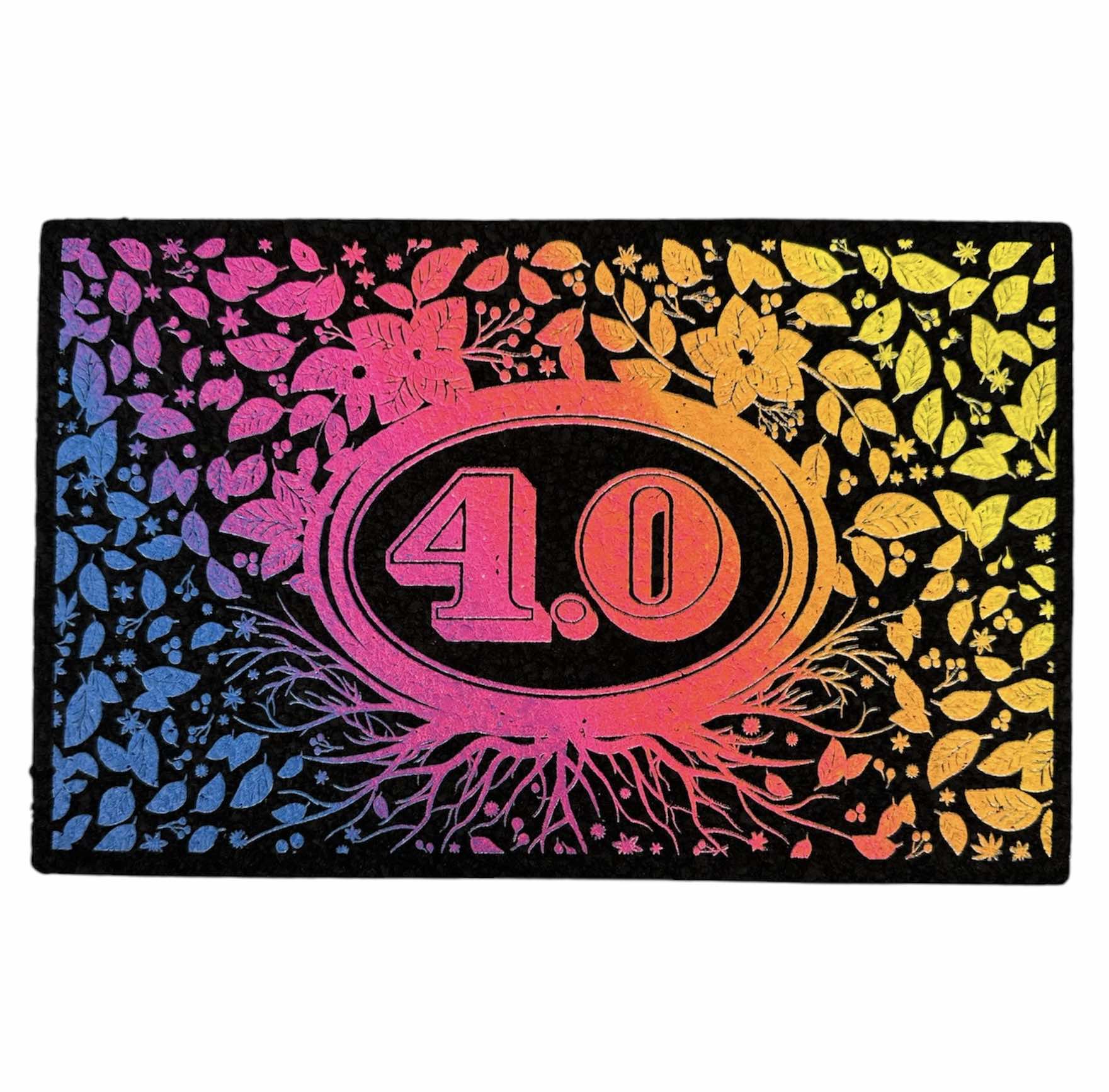 Mood Mat 7x11 inch rubber pad with printed artwork