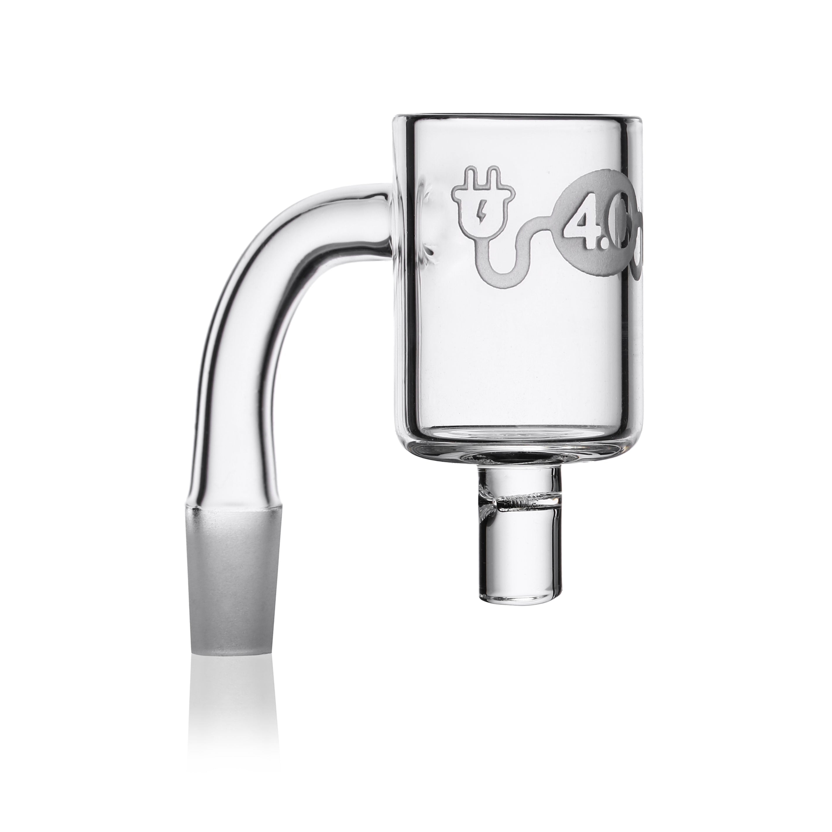 4.0 Glass Quartz E Nail Attachment Replacement Dish