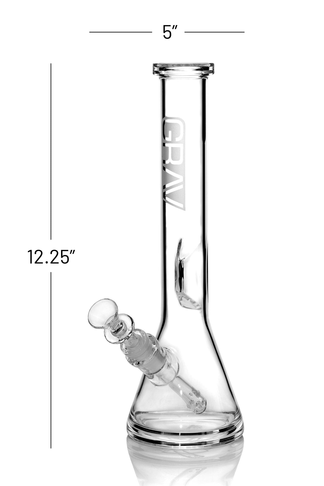 Medium, Clear Beaker Base Bong