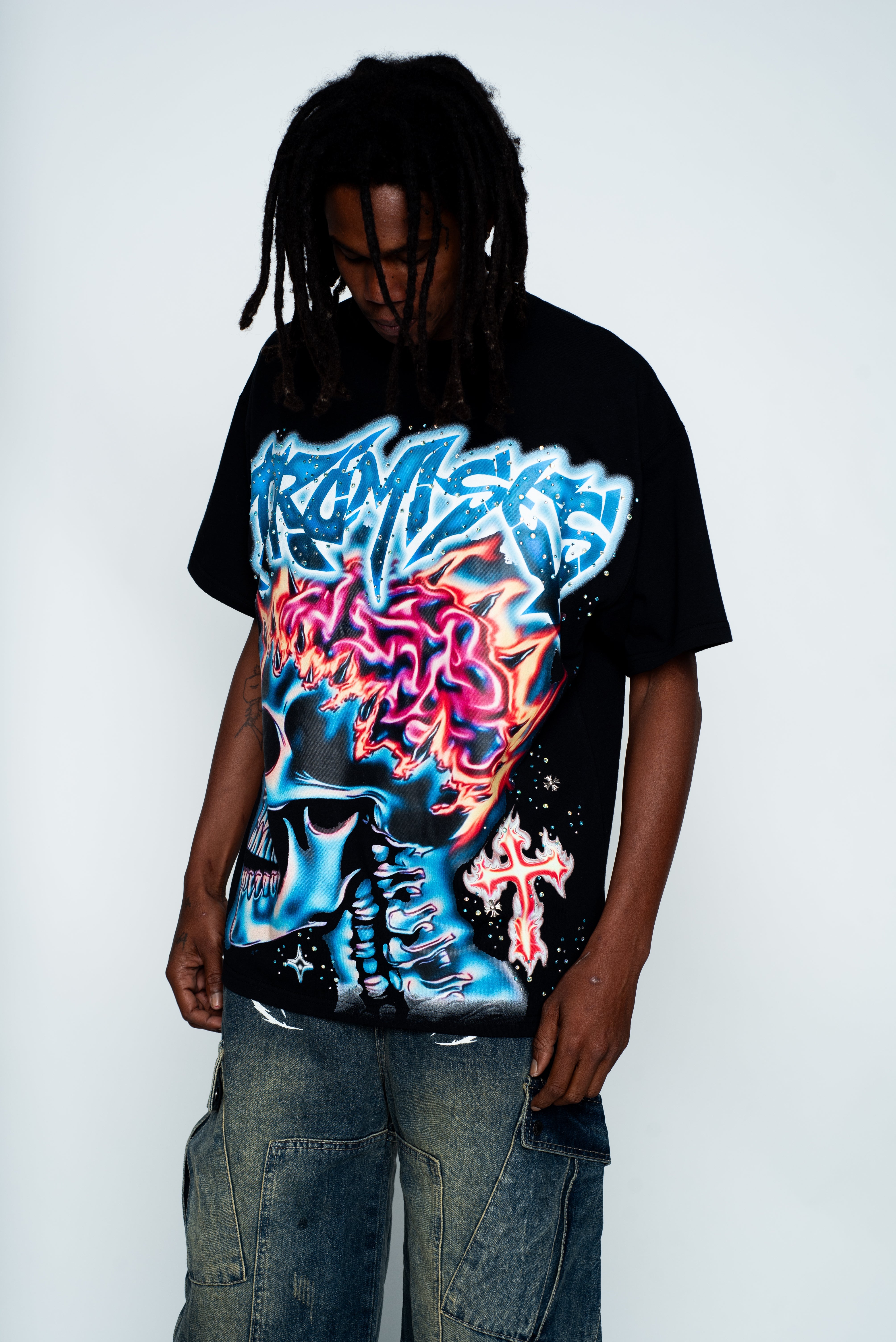 Numbskull Rhinestone Tee