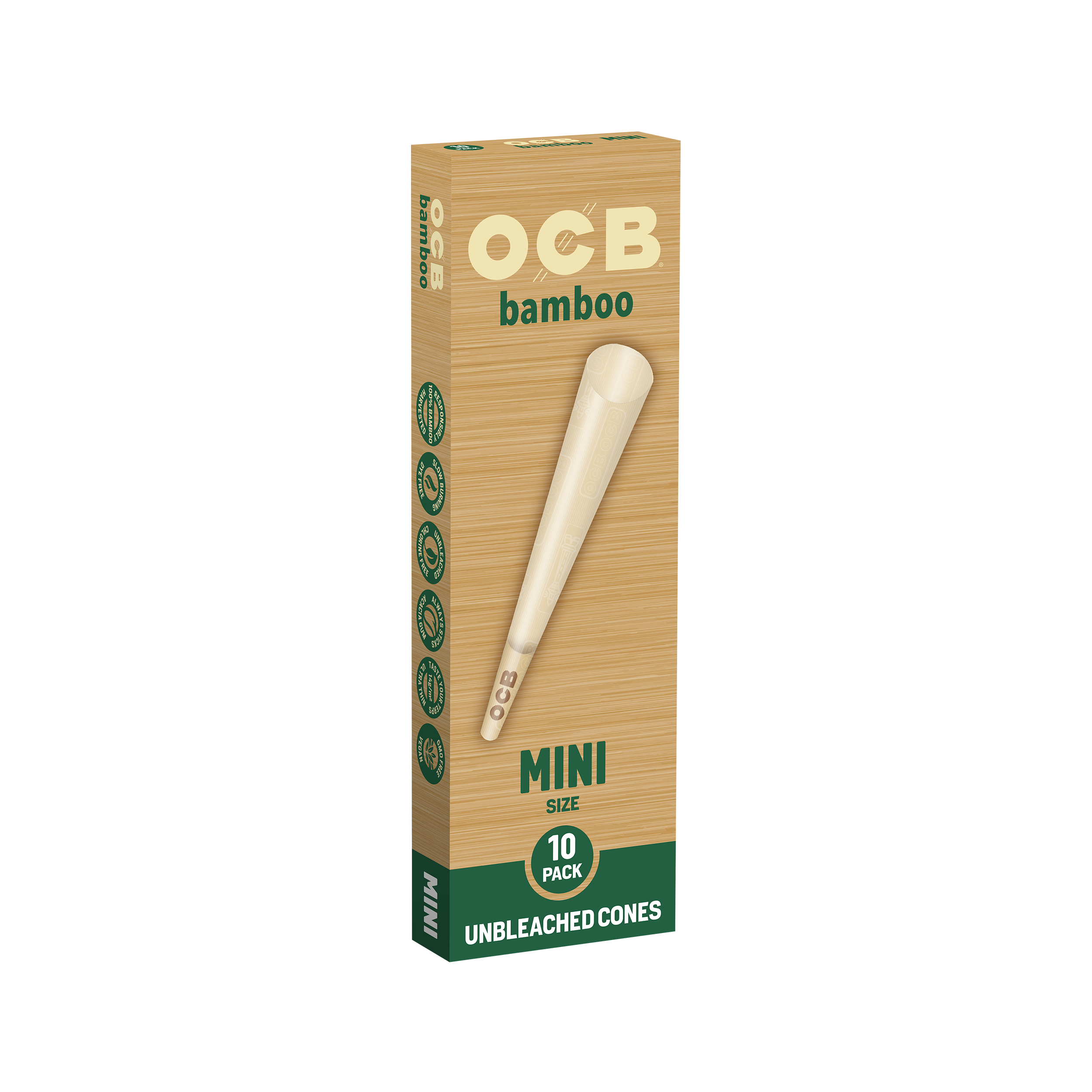 Bamboo Mini Cones, Single
