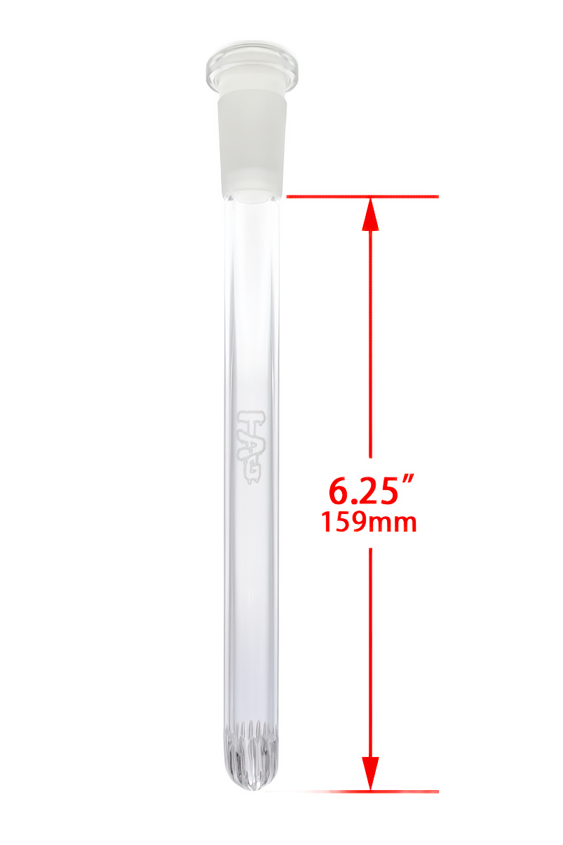 Closed End Rounded Super Slit Showerhead Downstem