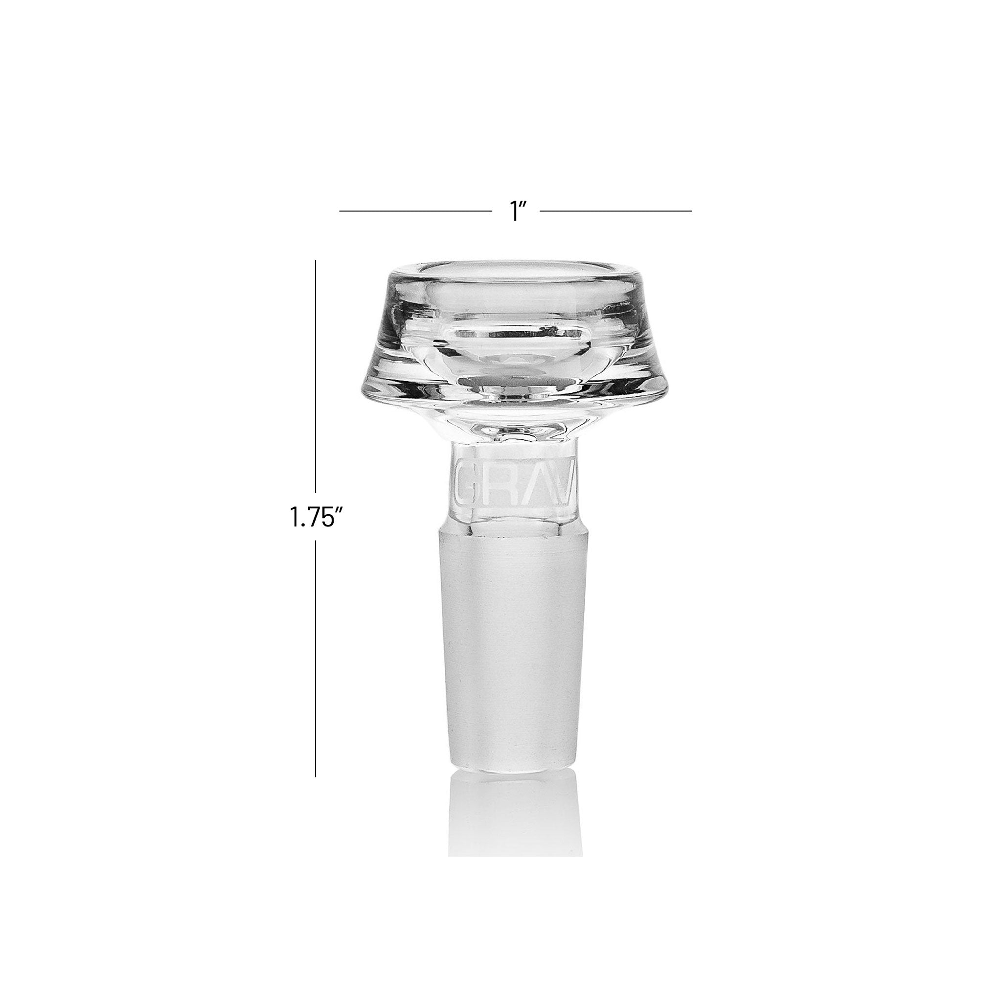 14mm Caldera glass bowl large capacity #color_clear