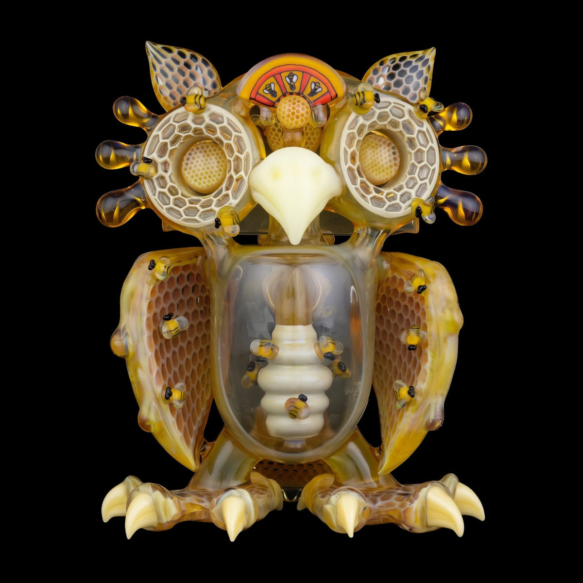 Honey Owl by Joe P x Calm Glass, front view