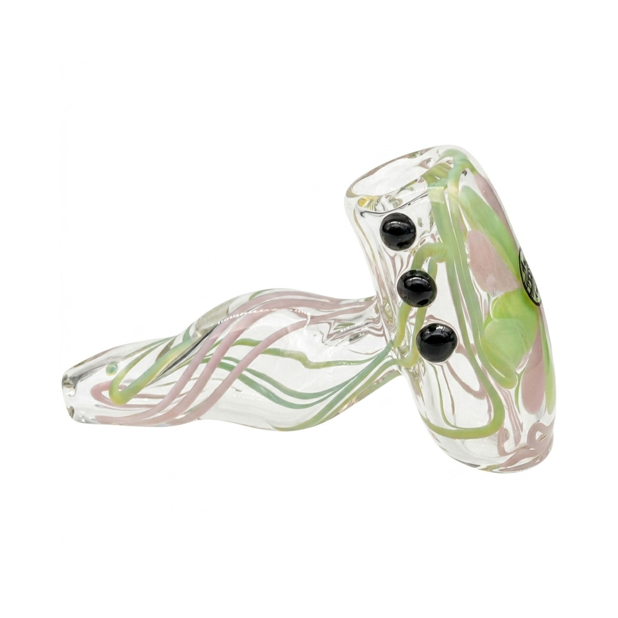 la-pipes-bubble-gum-twist-hammer-pink-green-side
