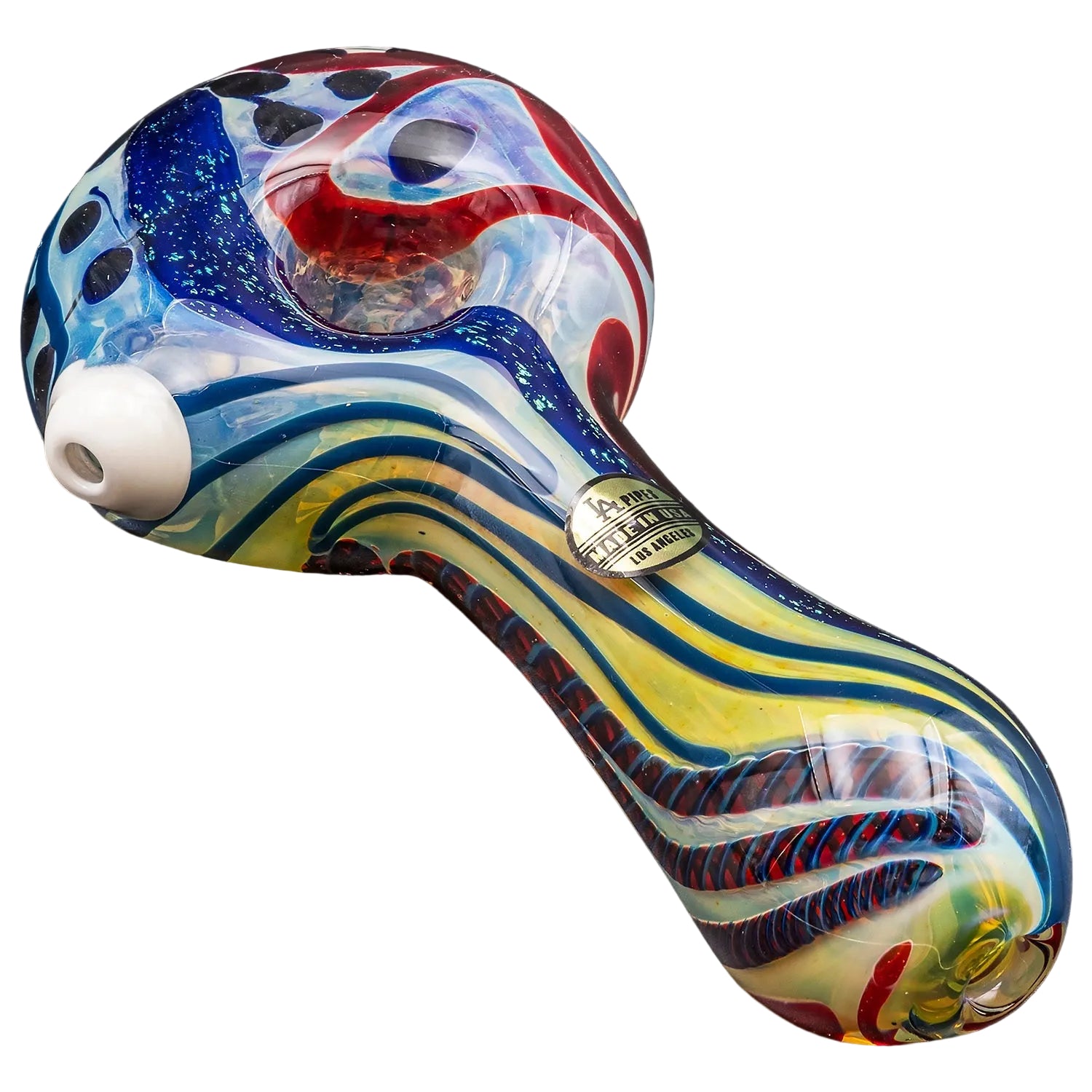la-pipes-pancake-dichroic-spoon-red-stripe-top