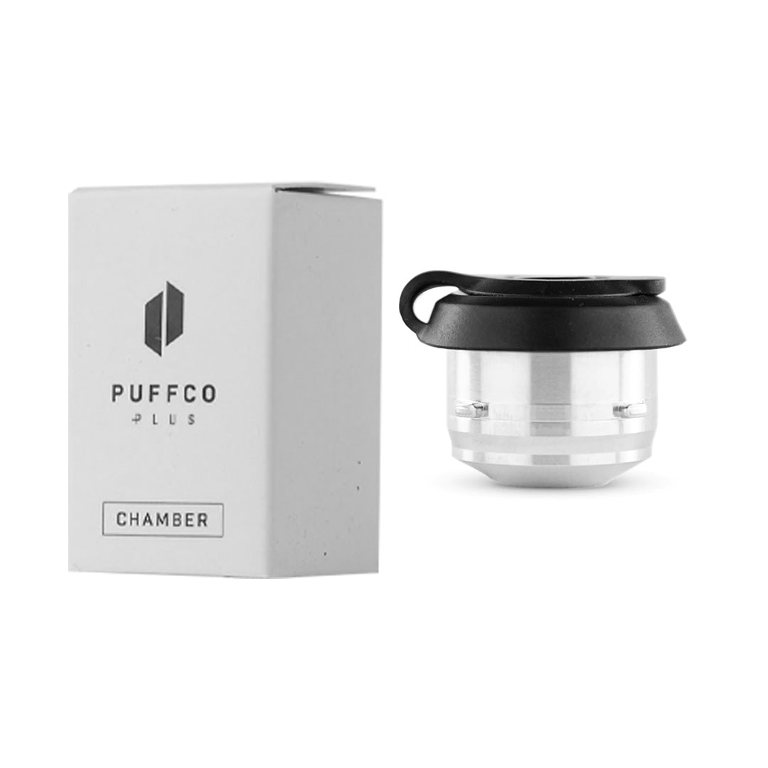puffco proxy 3d black chamber next to the packaging box