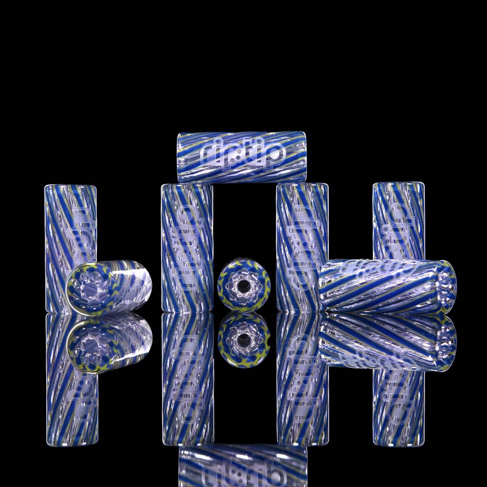 riptips midnight slime colored glass blunt tips