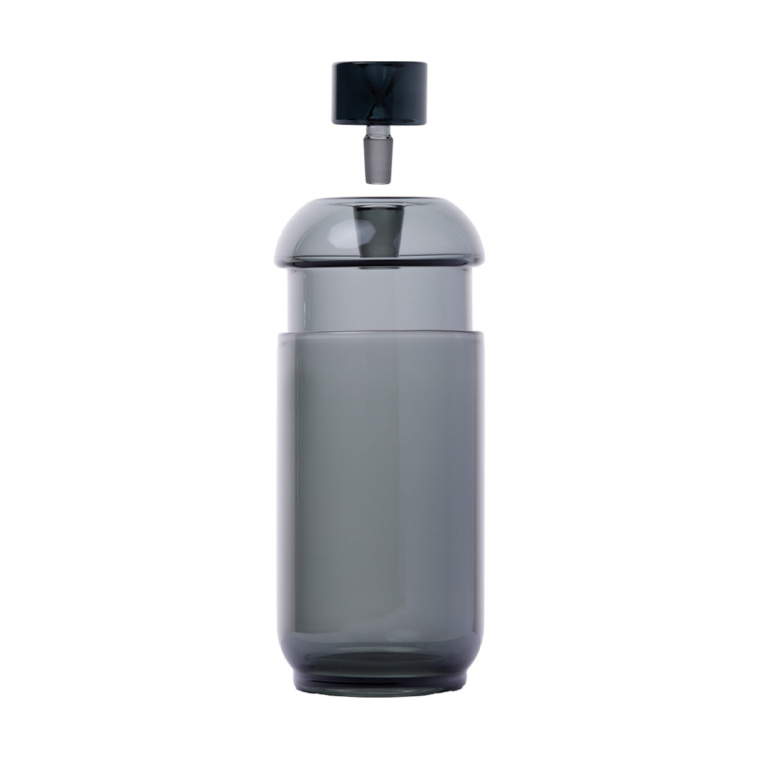 Vesper gravity bong with 14mm female joint and four-piece borosilicate design