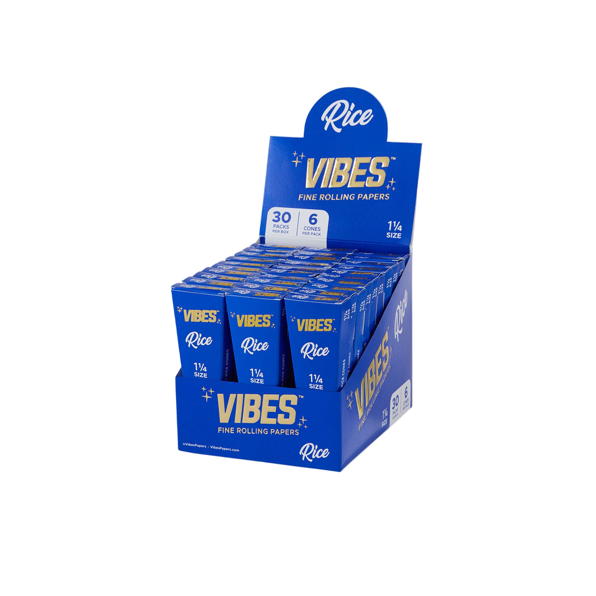 1.25 inch cones box 180 count #paper-type_rice