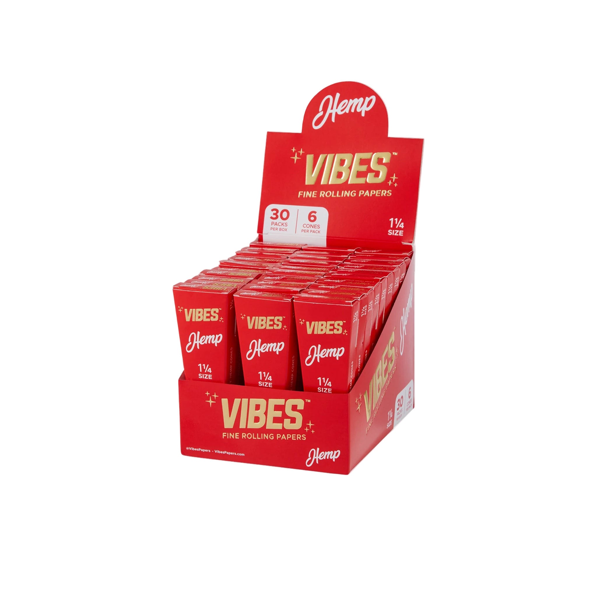 Pre rolled 1.25 cones hemp paper