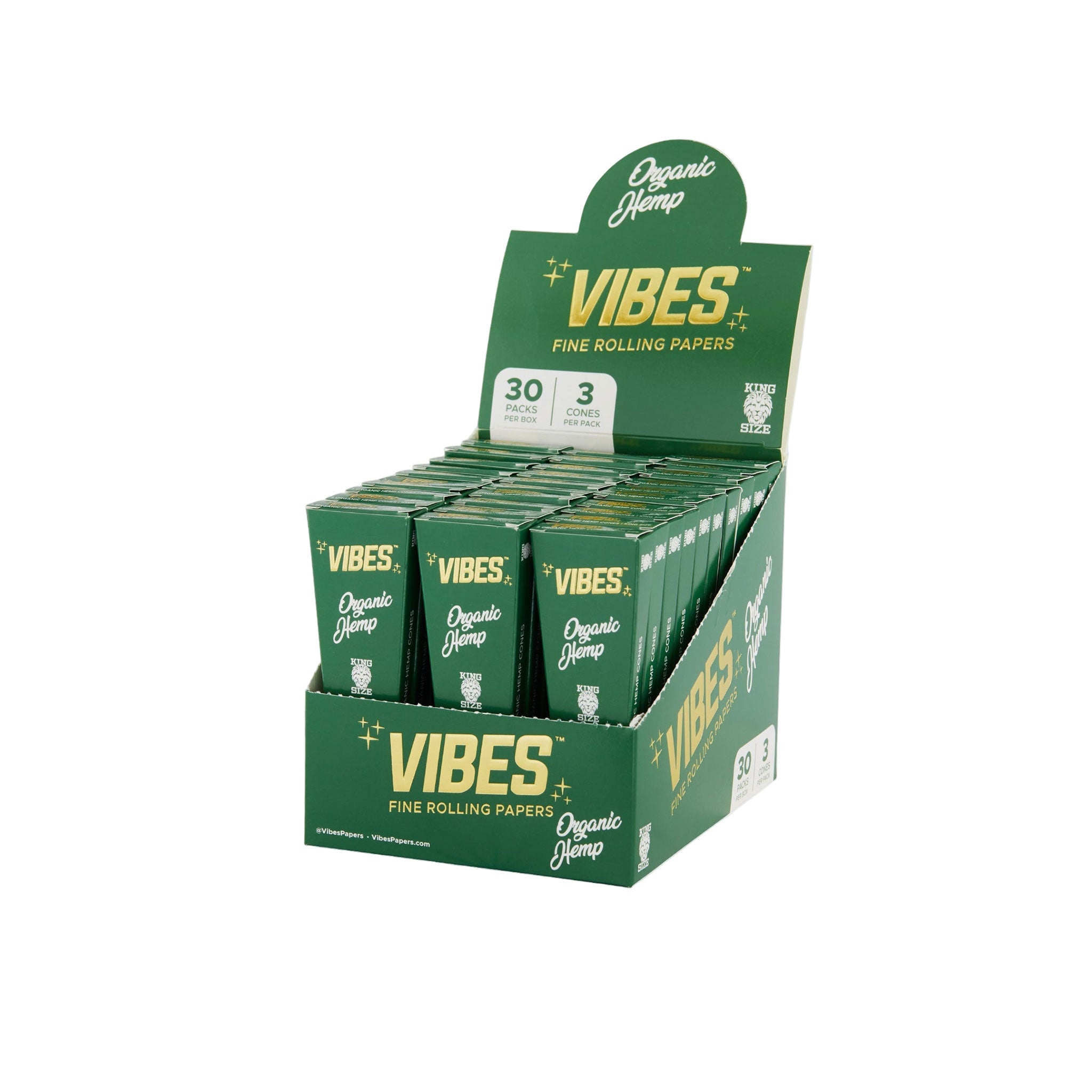 King size rolling cones box 90 count