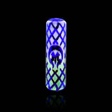 Color Terp Pillar - Blue Double Spiral