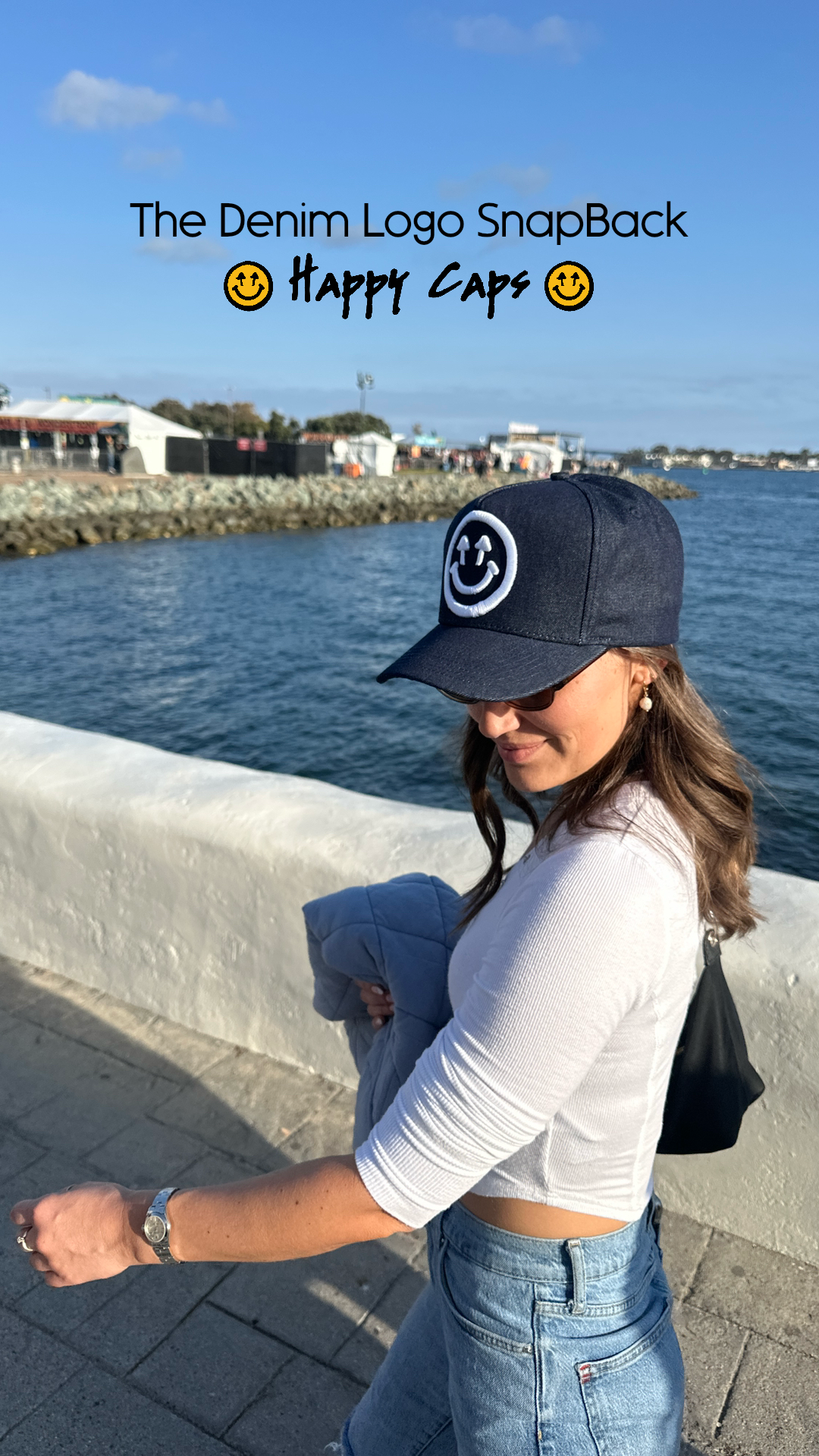 Denim Logo Snapback