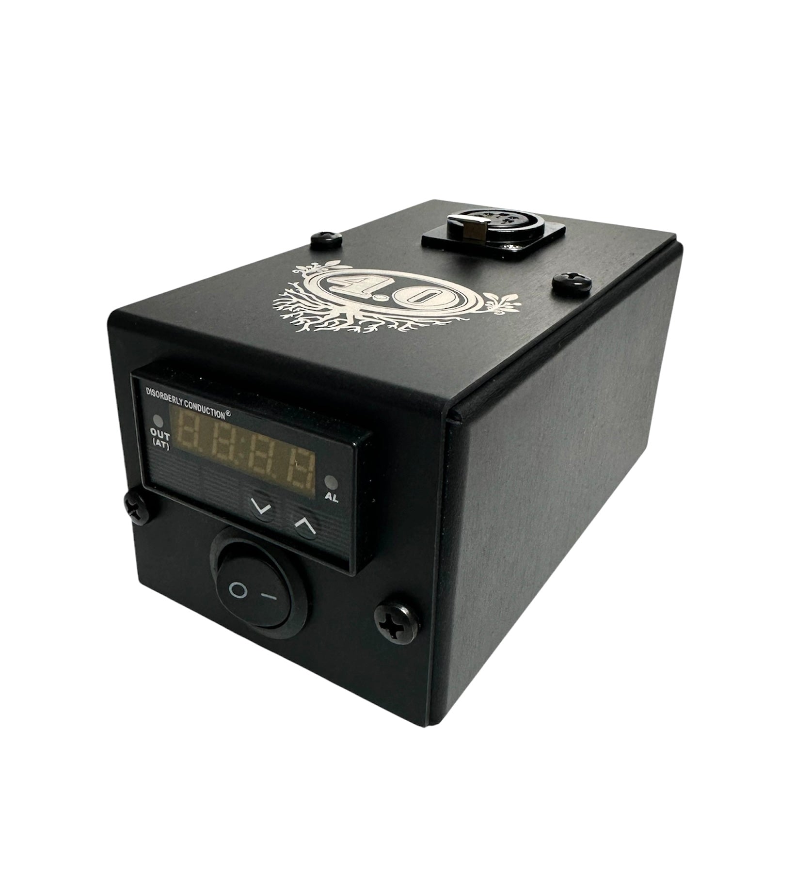 Aluminum Single Port Enail Controller by 4.0 Glass #color_black