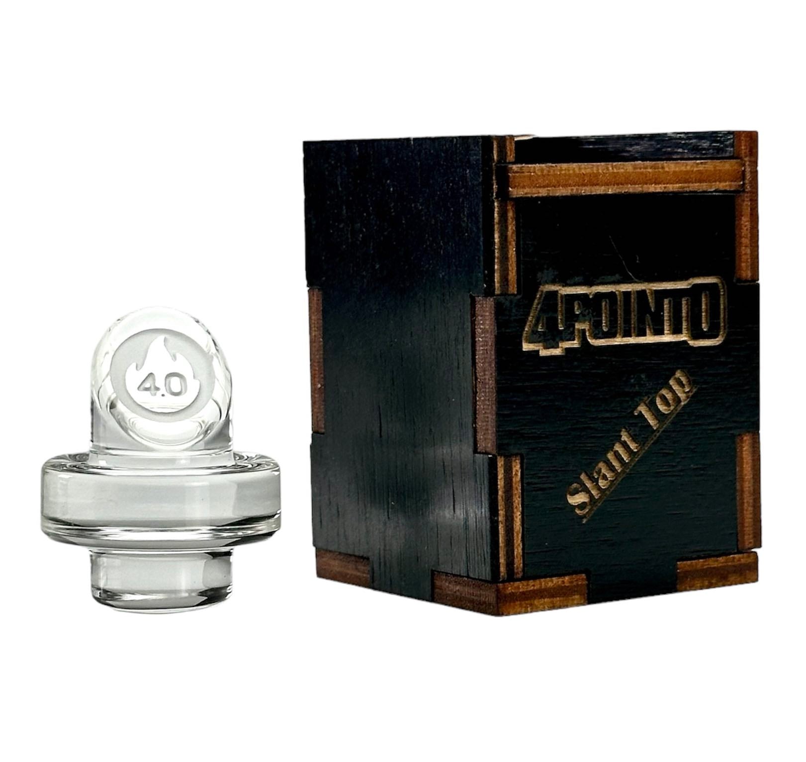 Slant Top quartz cap with dual-sided airflow control