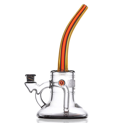 Worked Day Tripper HEAT Series 2025 handblown glass rig by Eric Ross