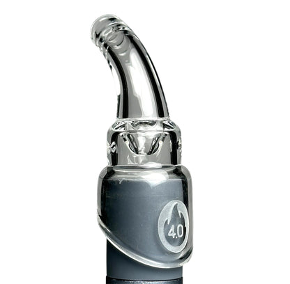 Tourbillon Pivot Top quartz cap with 3mm Millie pearl by 4.0 Glass 