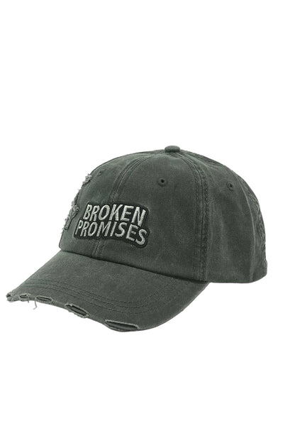 Barbed Applique Distressed Hat