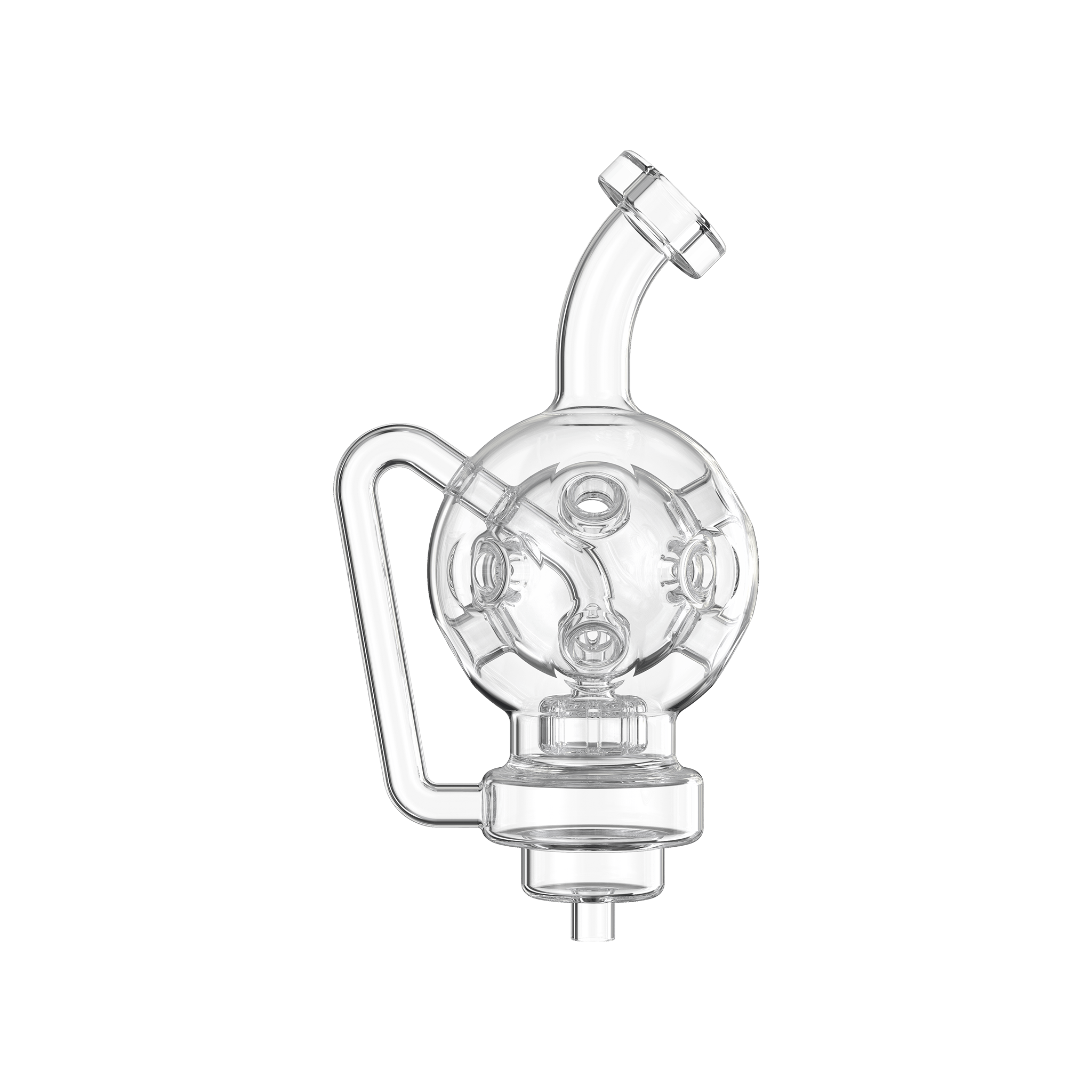 Swiss ball perc and puck perc glass top for Dr Dabber Boost Evo