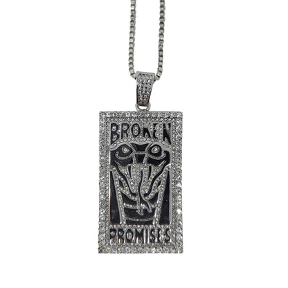 Money Logo Pendant Necklace