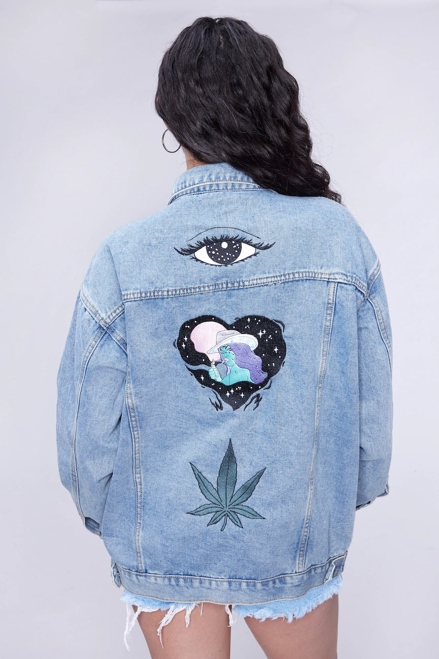 Eye Heart Denim Jacket