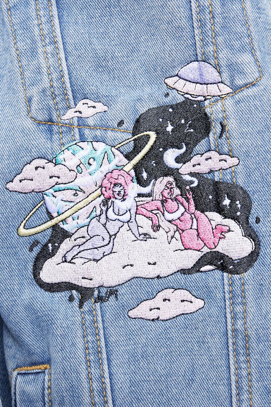Eye Heart Denim Jacket