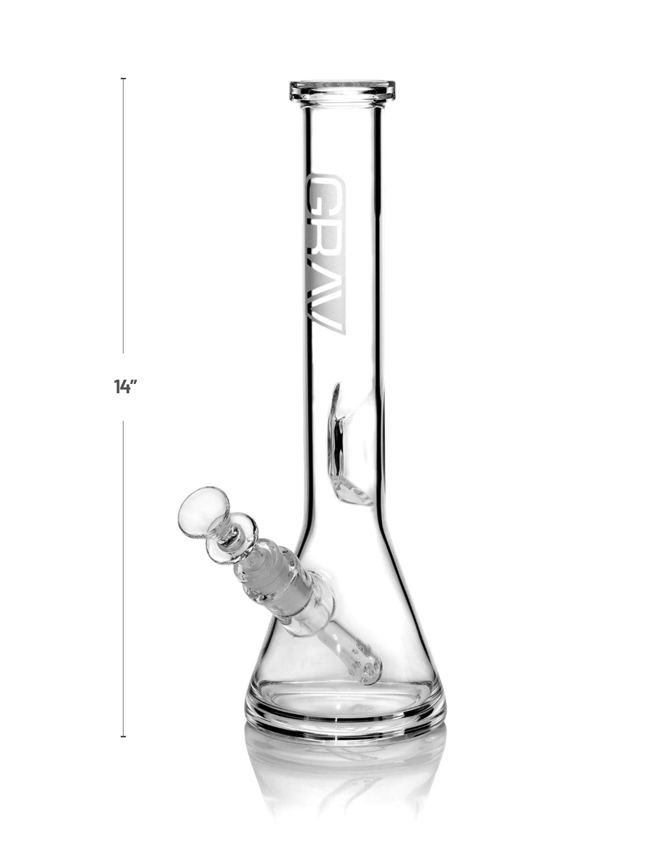 Medium, Clear Beaker Base Bong