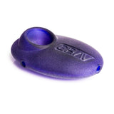 Sandblasted Pebble Spoon Pipe - Cobalt