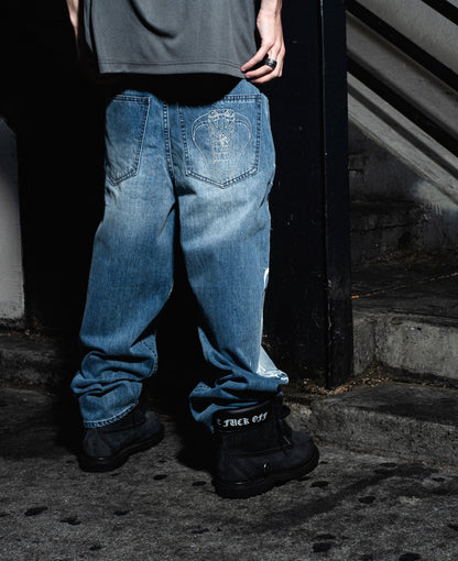 Cybersig Baggy Denim Pants