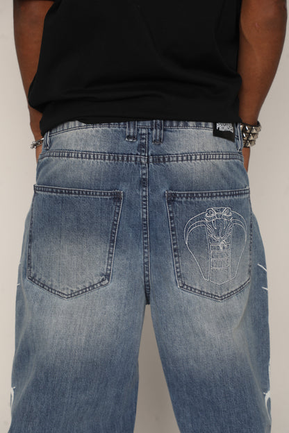 Cybersig Baggy Denim Pants