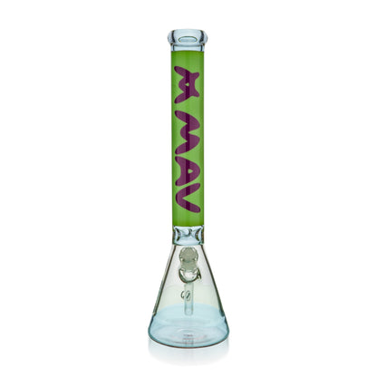 MAV Glass Hermosa Beaker Bong with Colored Bottom