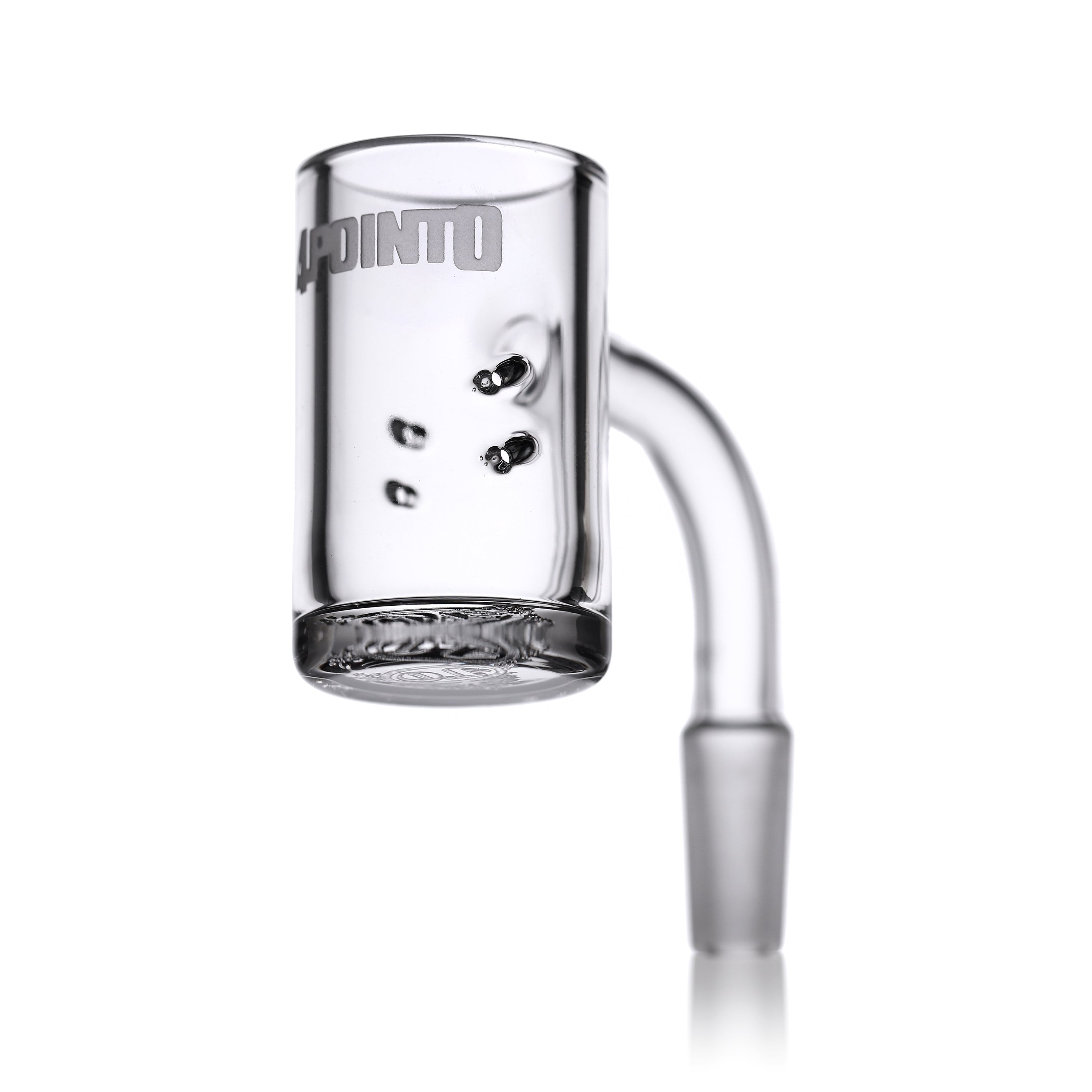 T4 Tourbillon 25mm quartz banger with beveled rim and thick polished disc