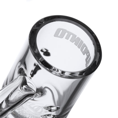 4.0 Glass T4 quartz nail with angled airflow holes for spinning beads