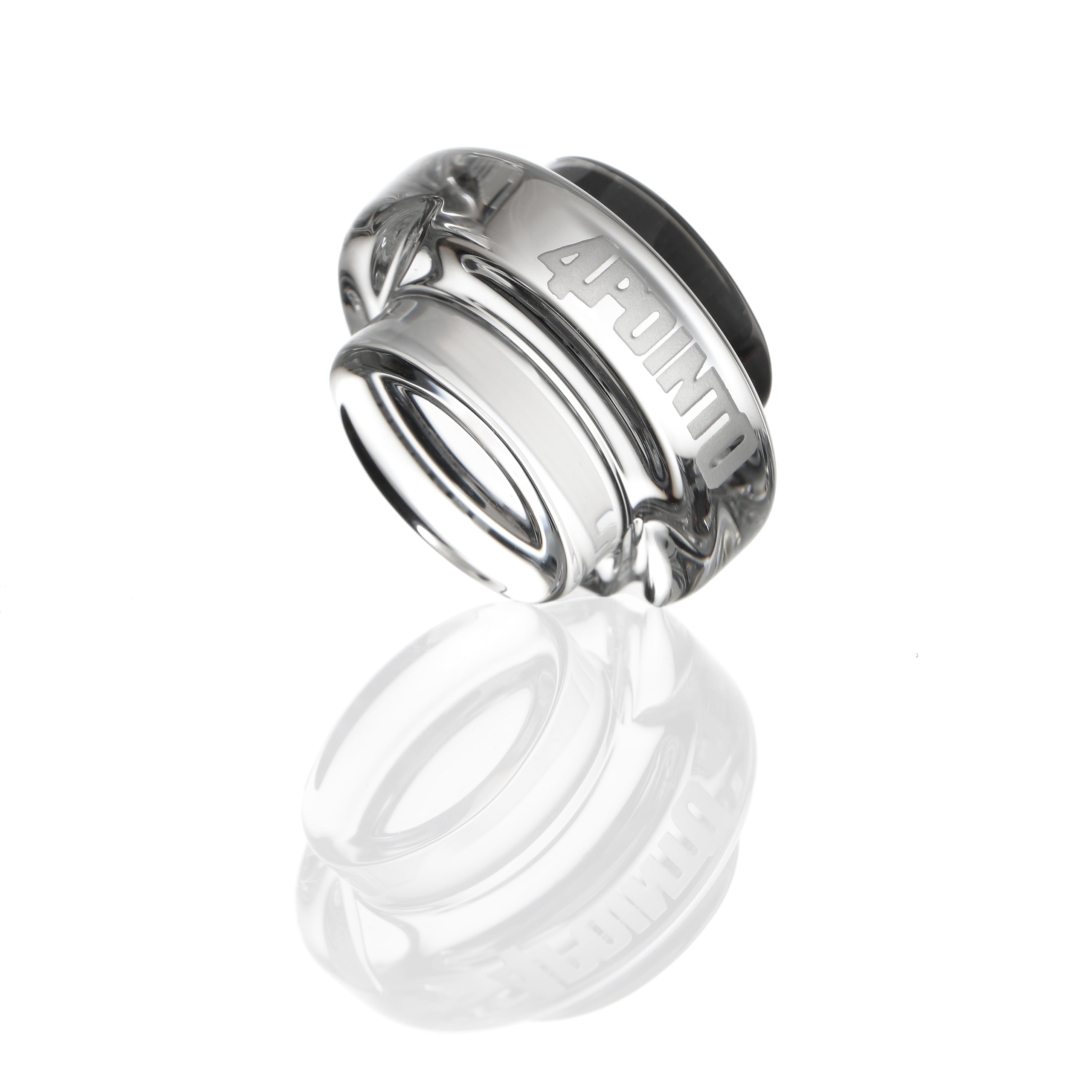 Clear glass Turbo Top XL with dual airflow design