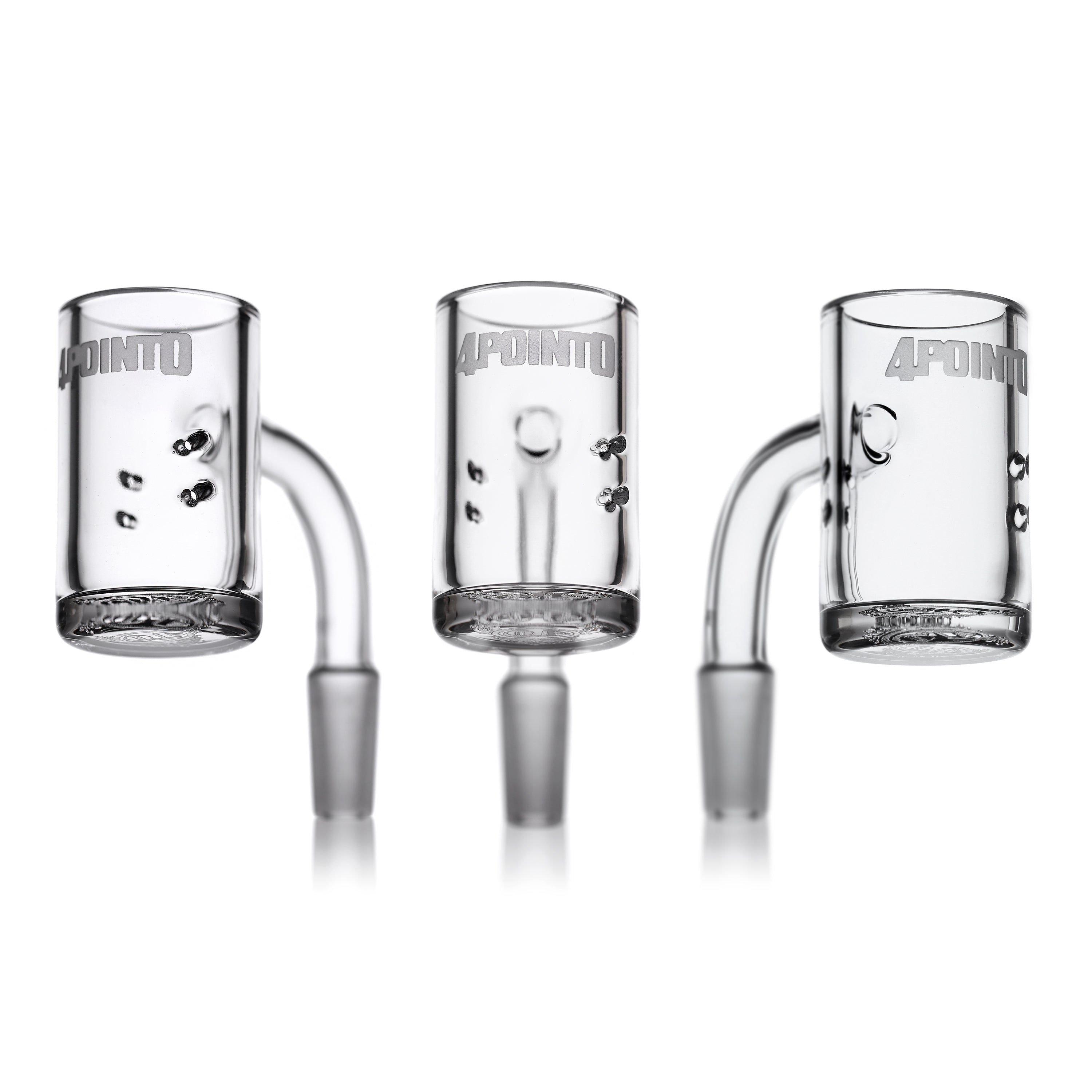 High heat retention quartz bucket banger with multiple joint size options