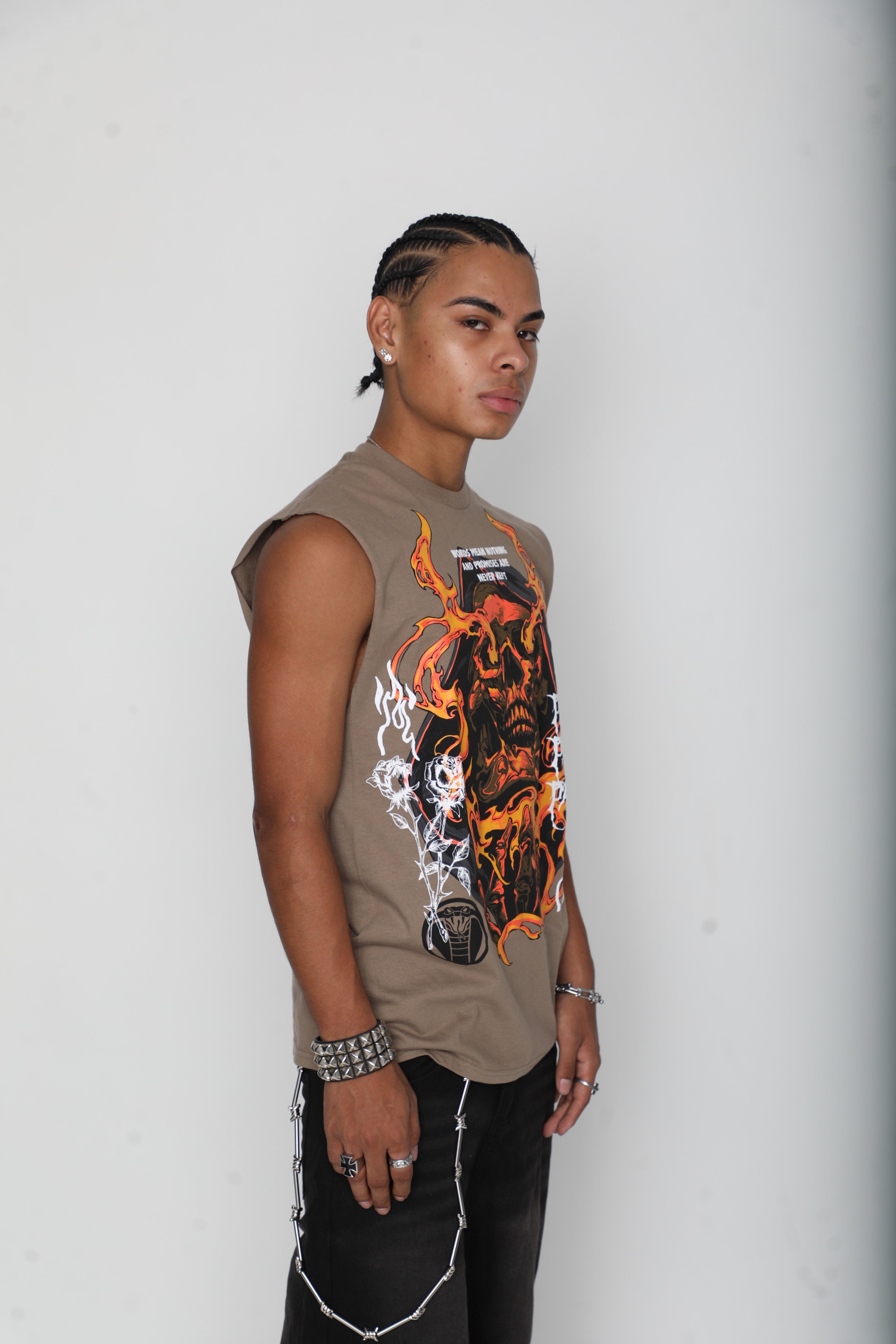 Fading Fire Muscle Tank